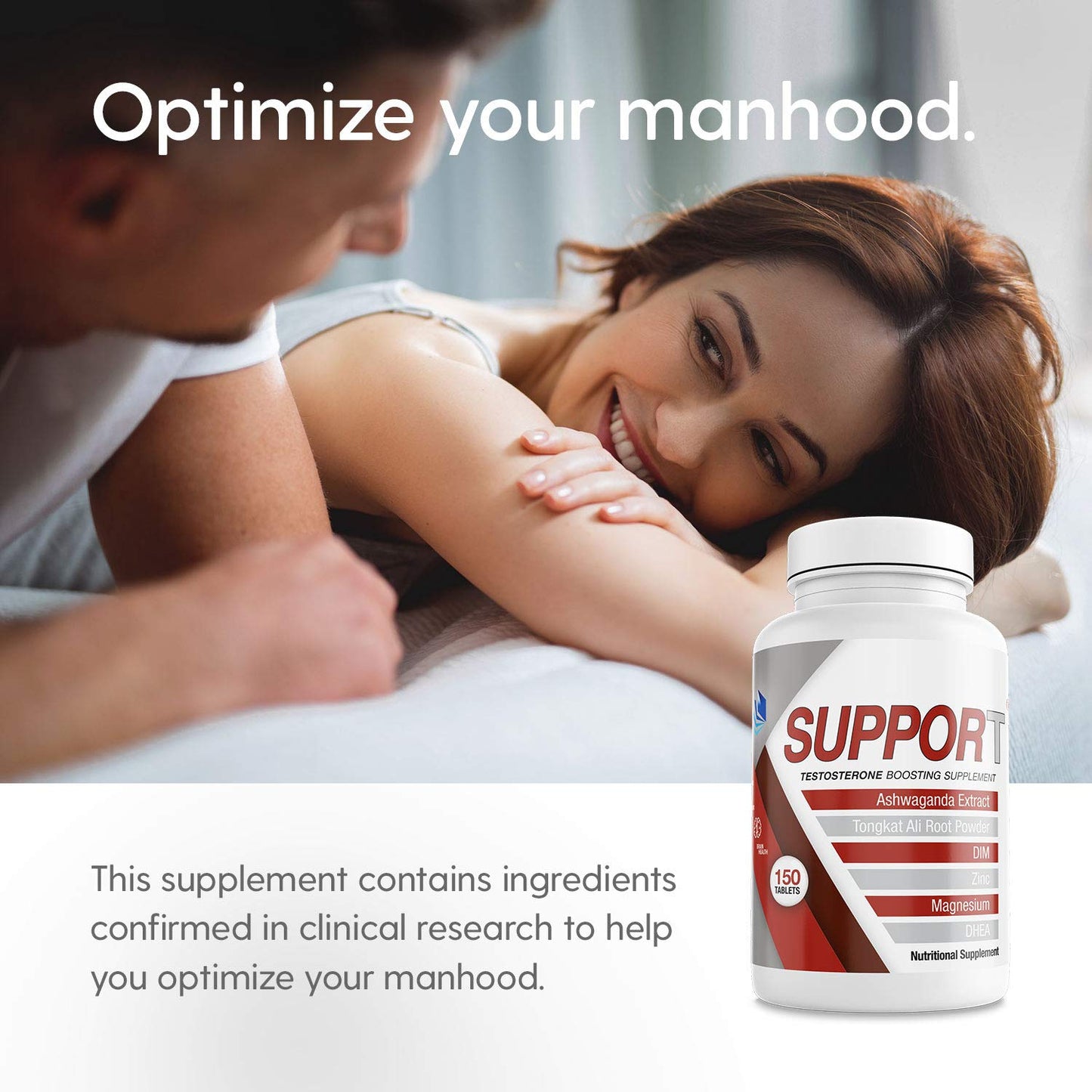 Affirm Natural Testosterone Booster for Men Tablet 150 Count