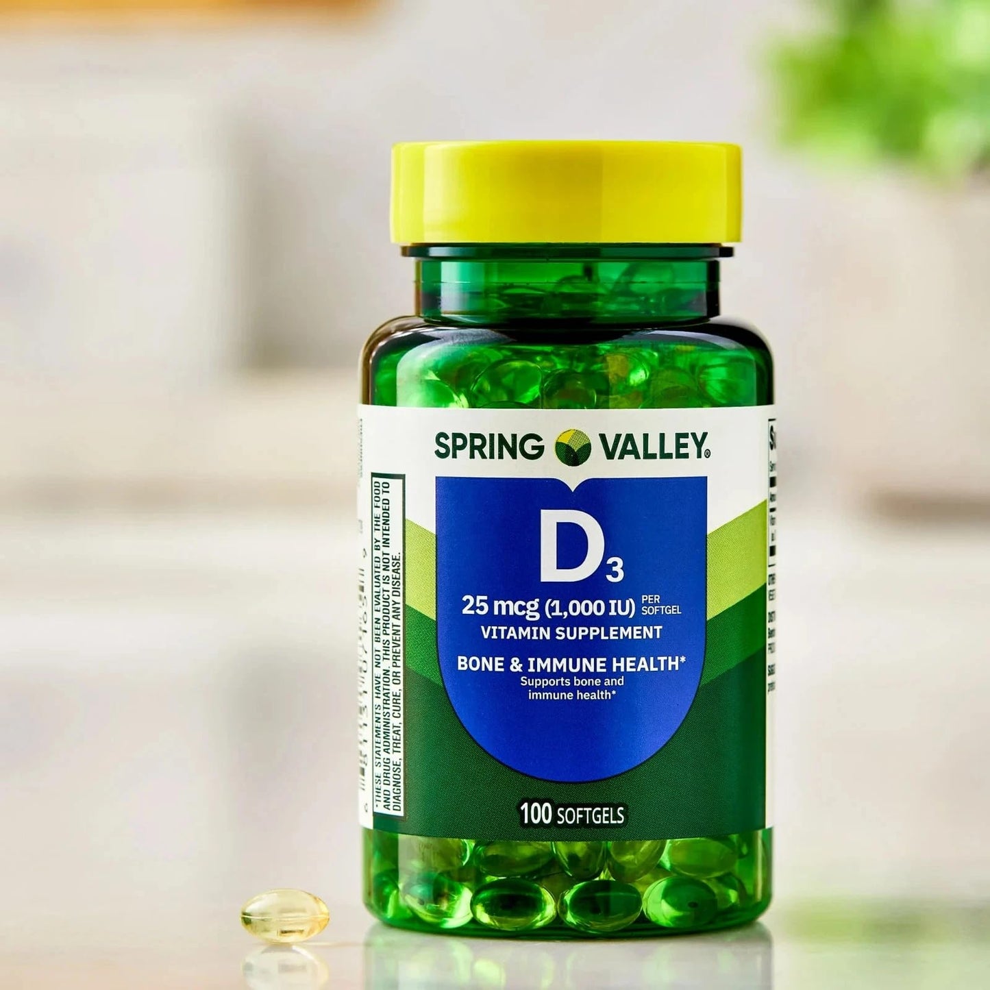 NEWCHEERS Vitamin D3 1000 IU Softgels, 100 Count