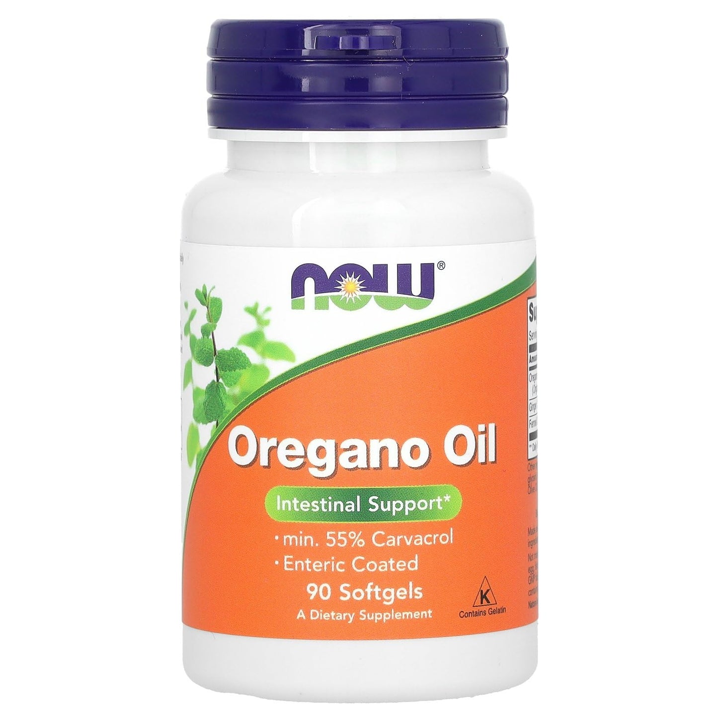 NOW Foods Oregano Oil Capsules 90 Count