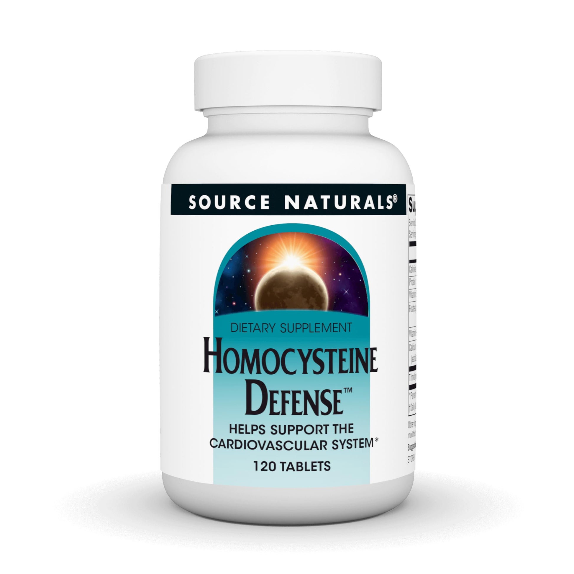 Source Naturals Homocysteine Defense Helps Support the Cardiovascular System*, 120 Tablets