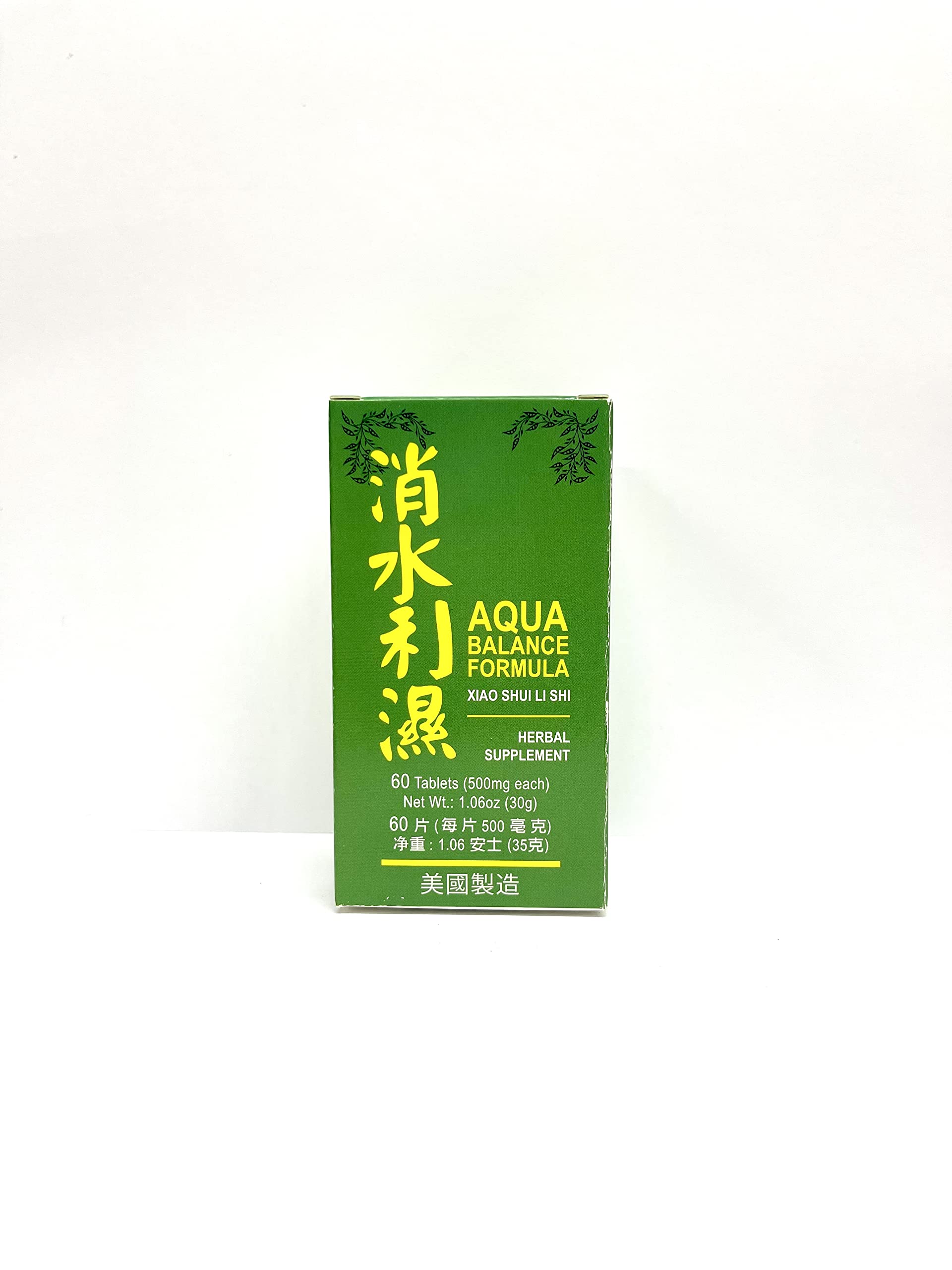Lao Wei Aqua Balance Formula 500mg 60 Tablets