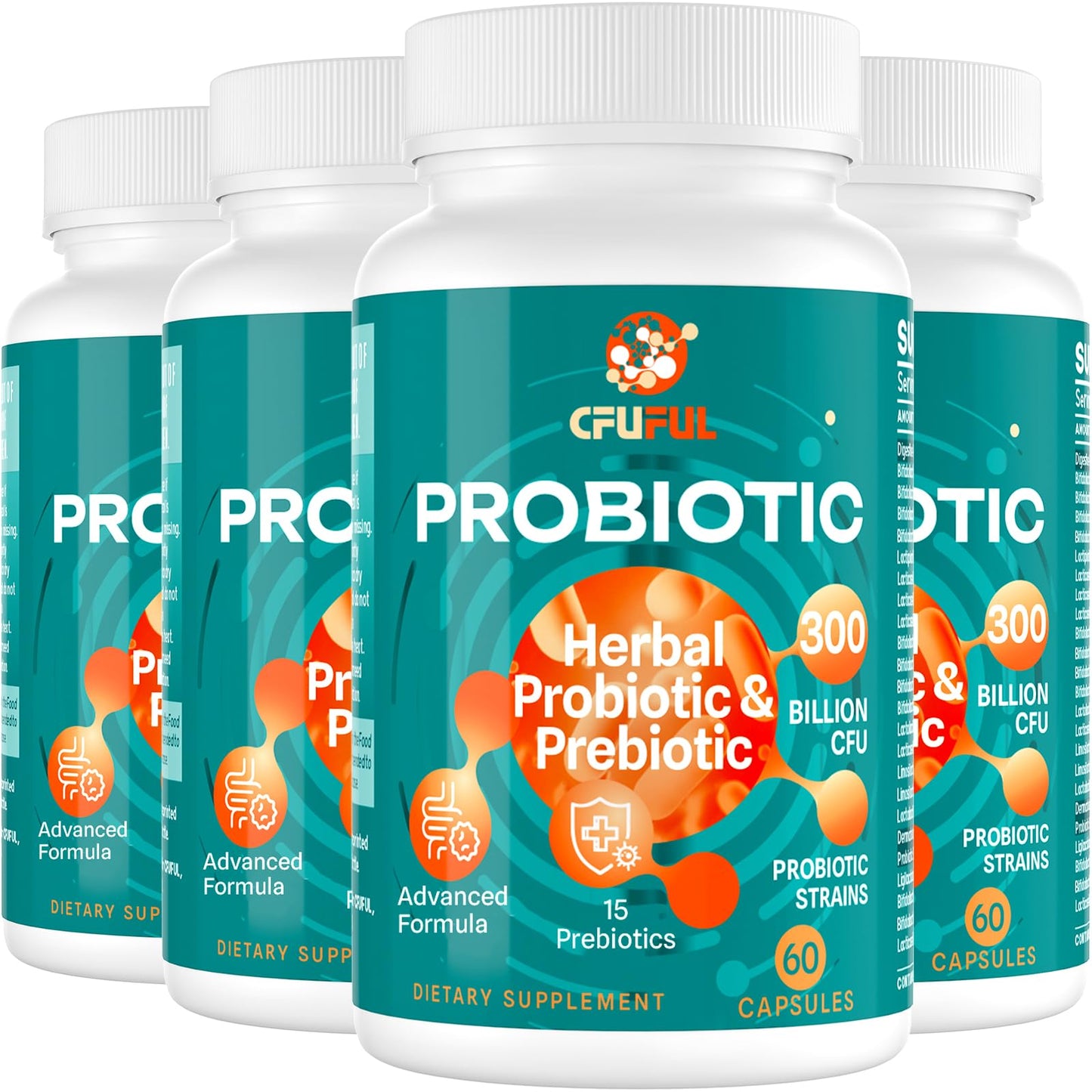 Cfuful Probiotics for Women & Men 240 Capsules