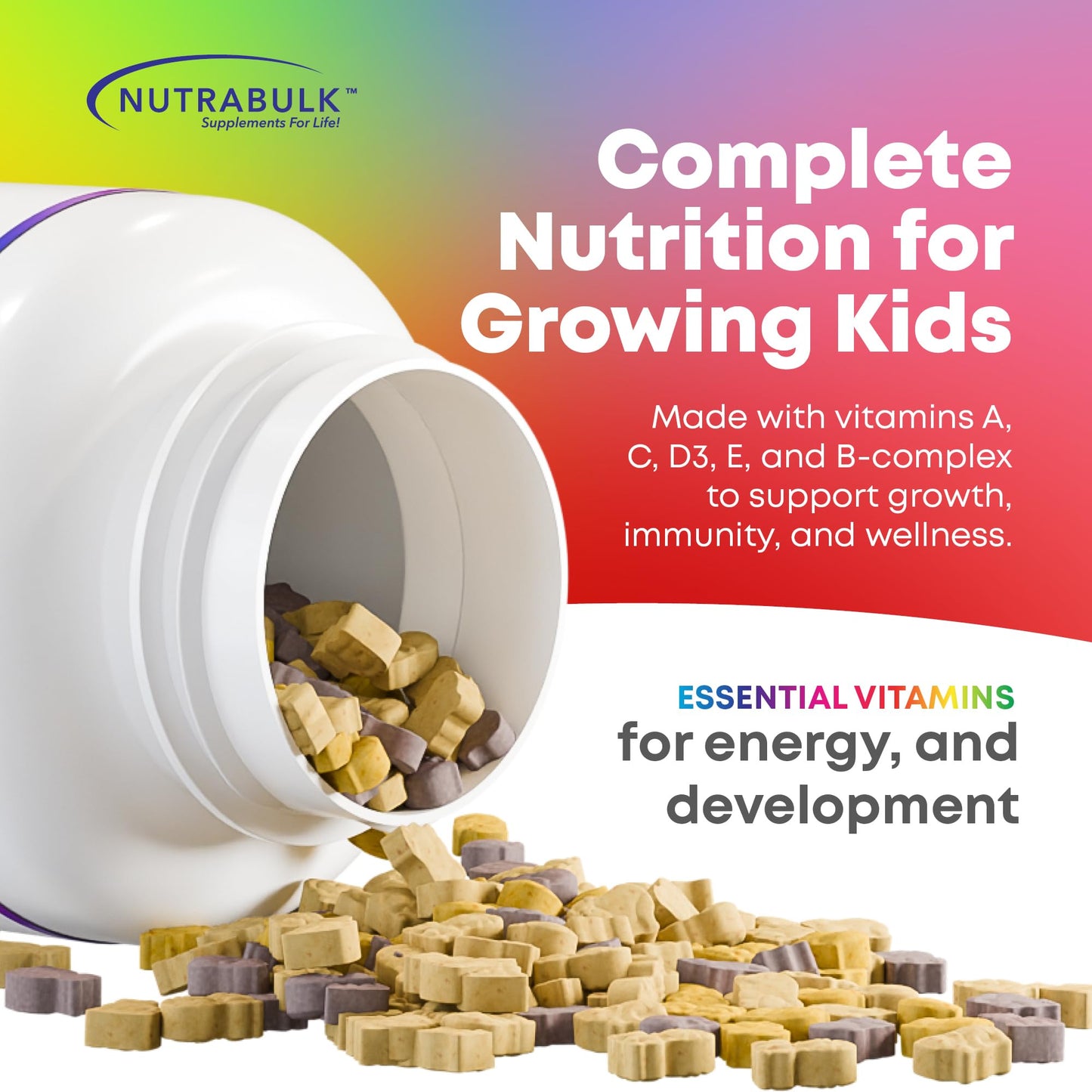 NutraBulk Kids Multivitamin Tablet 1000 Count