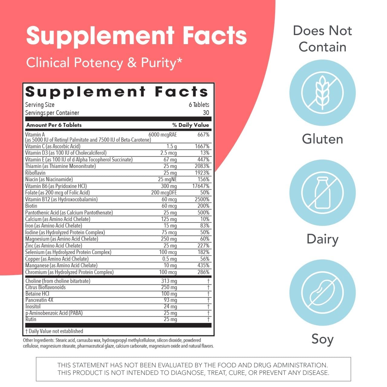 Optimox ARG Optivite Women's Multivitamin Multimineral Hormone Balance & PMS Support Enhanced with Flavonoids, Enzymes & Betaine HCl Tablets 180