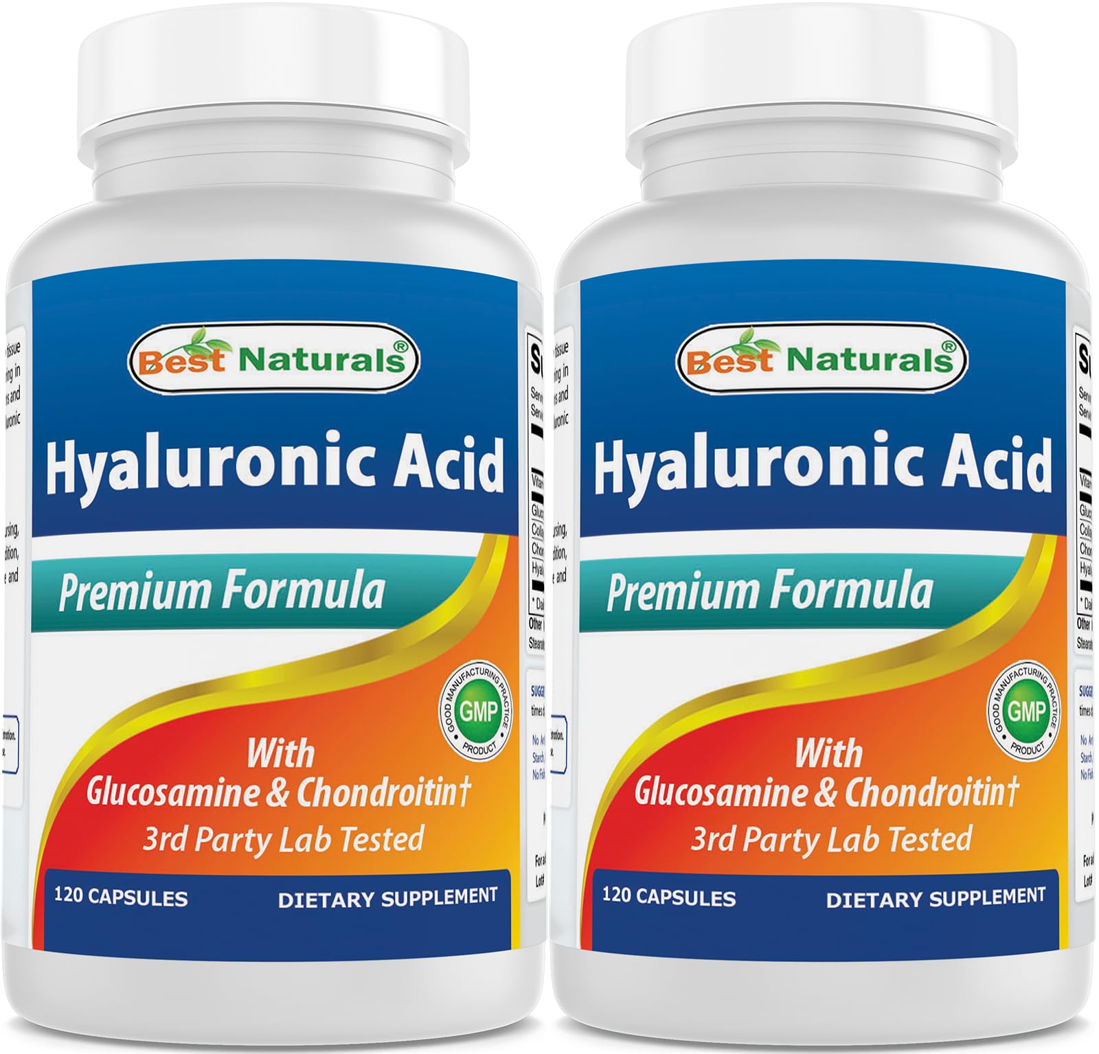 Best Naturals Hyaluronic Acid 100 mg Capsules, 240 Count