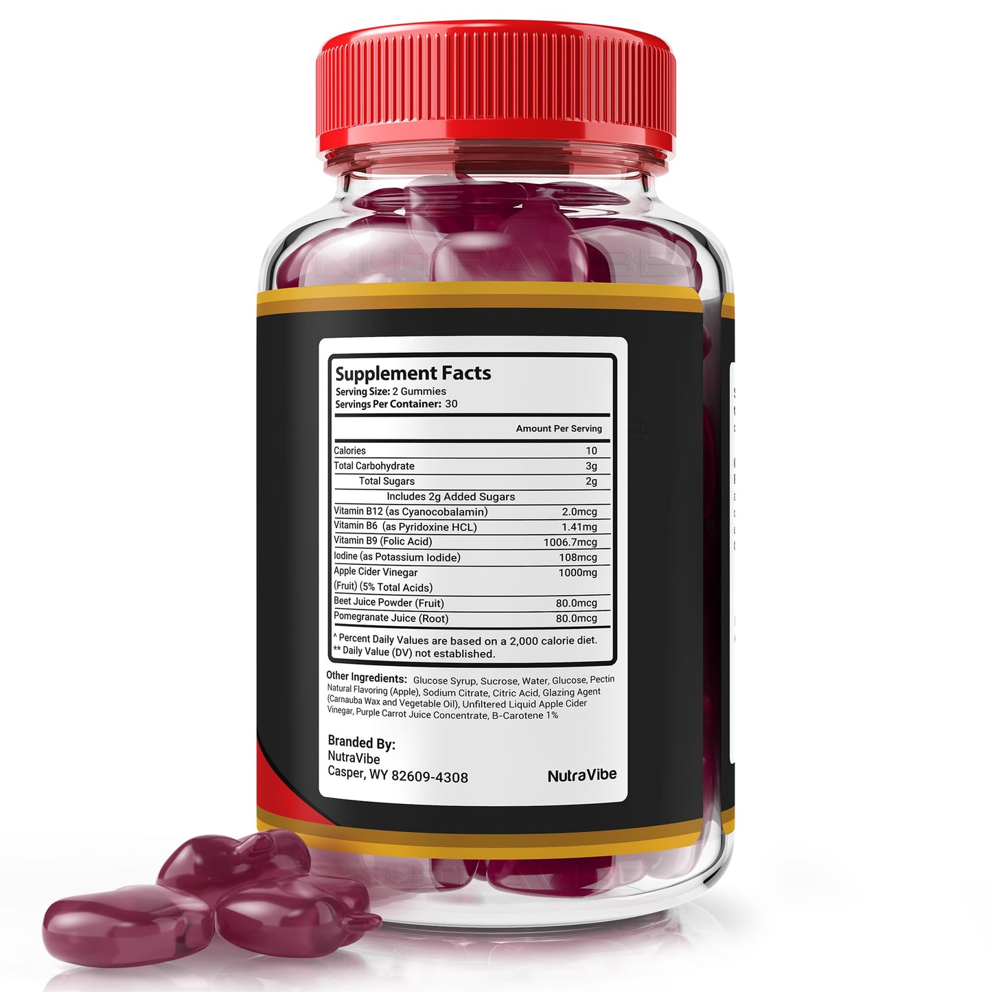 NutraVibe SpartaMax Gummy 120 Gummies