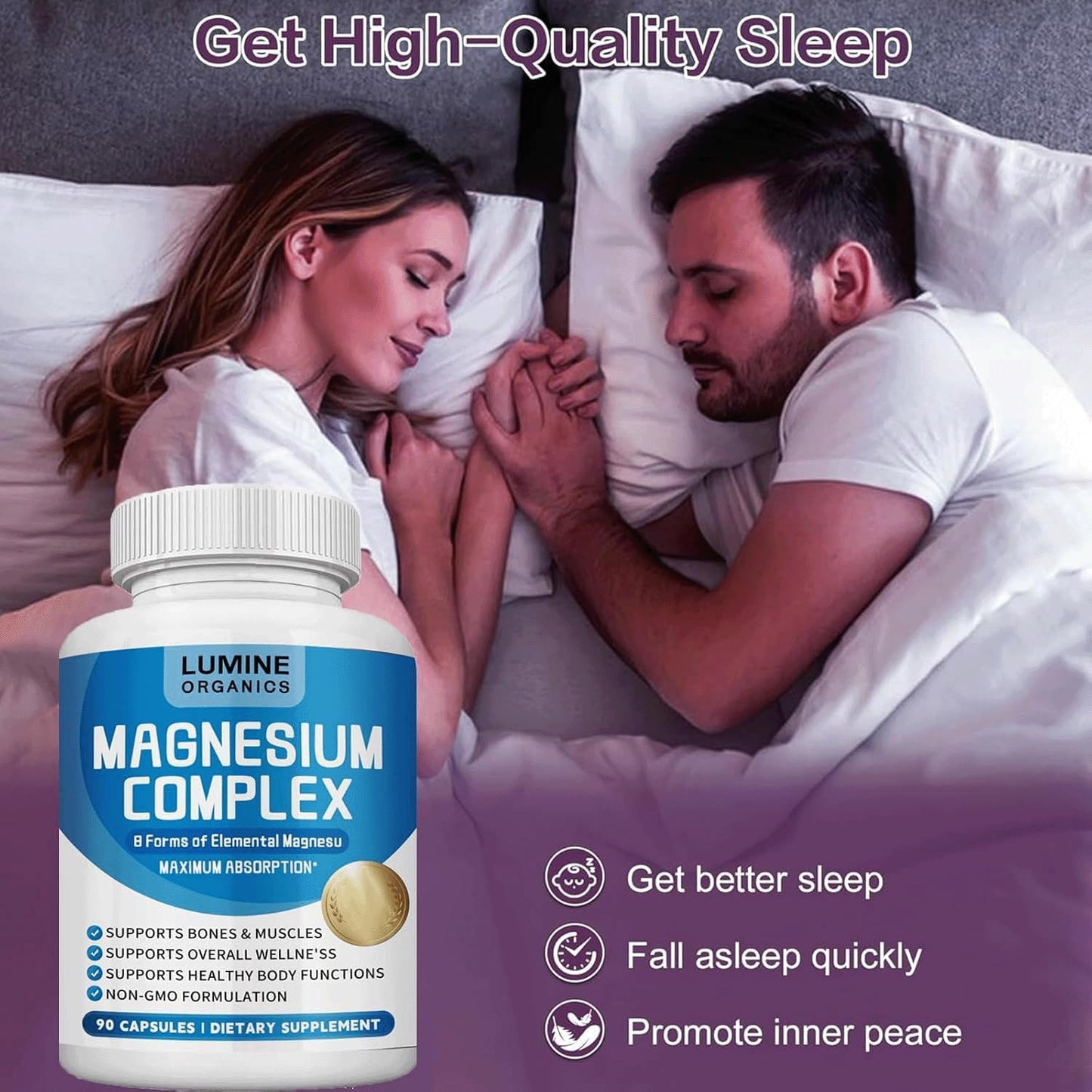 Lumine Organic Magnesium Complex Capsule 90 Capsules