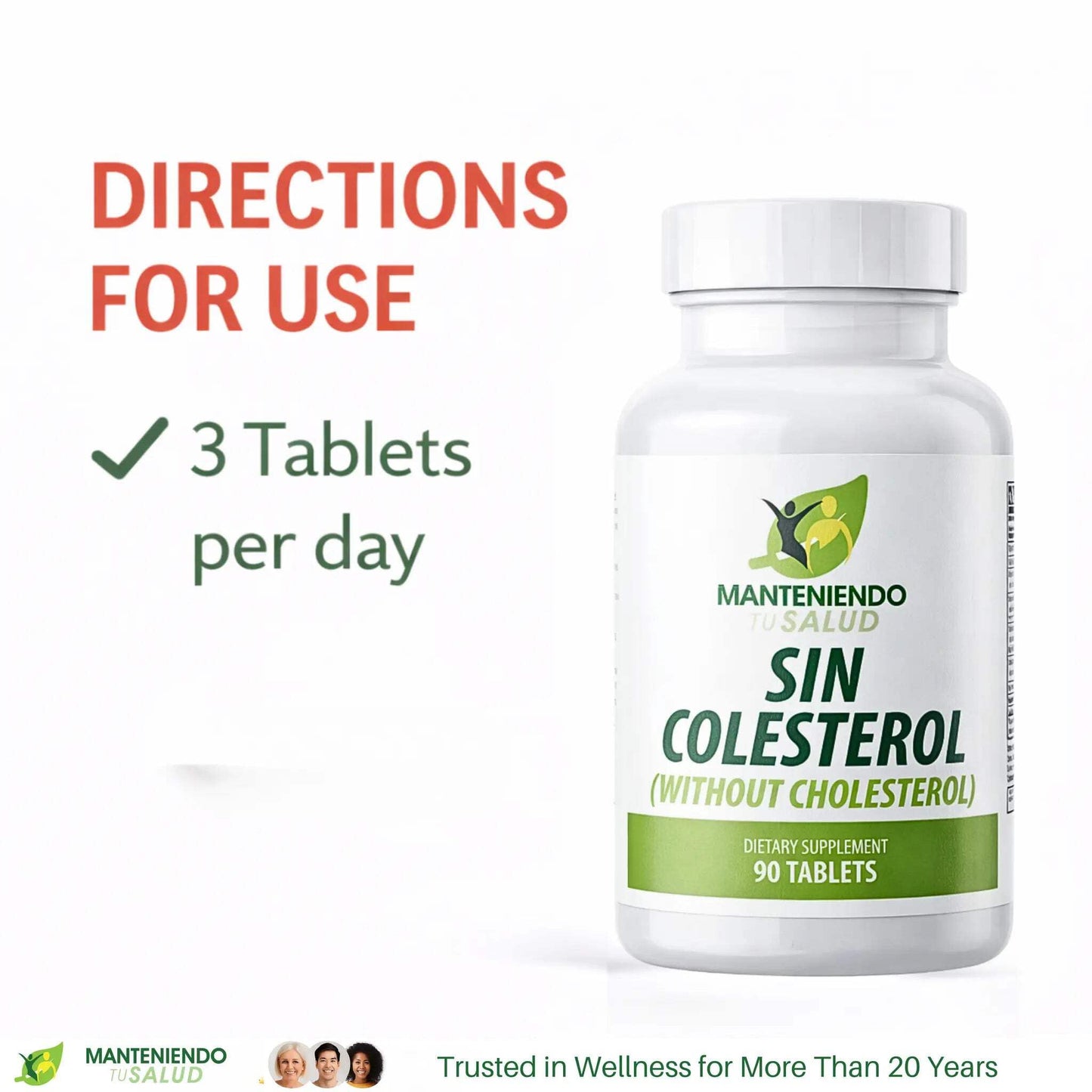 Manteniendo Tu Salud Cholesterol Support 90 Tablets