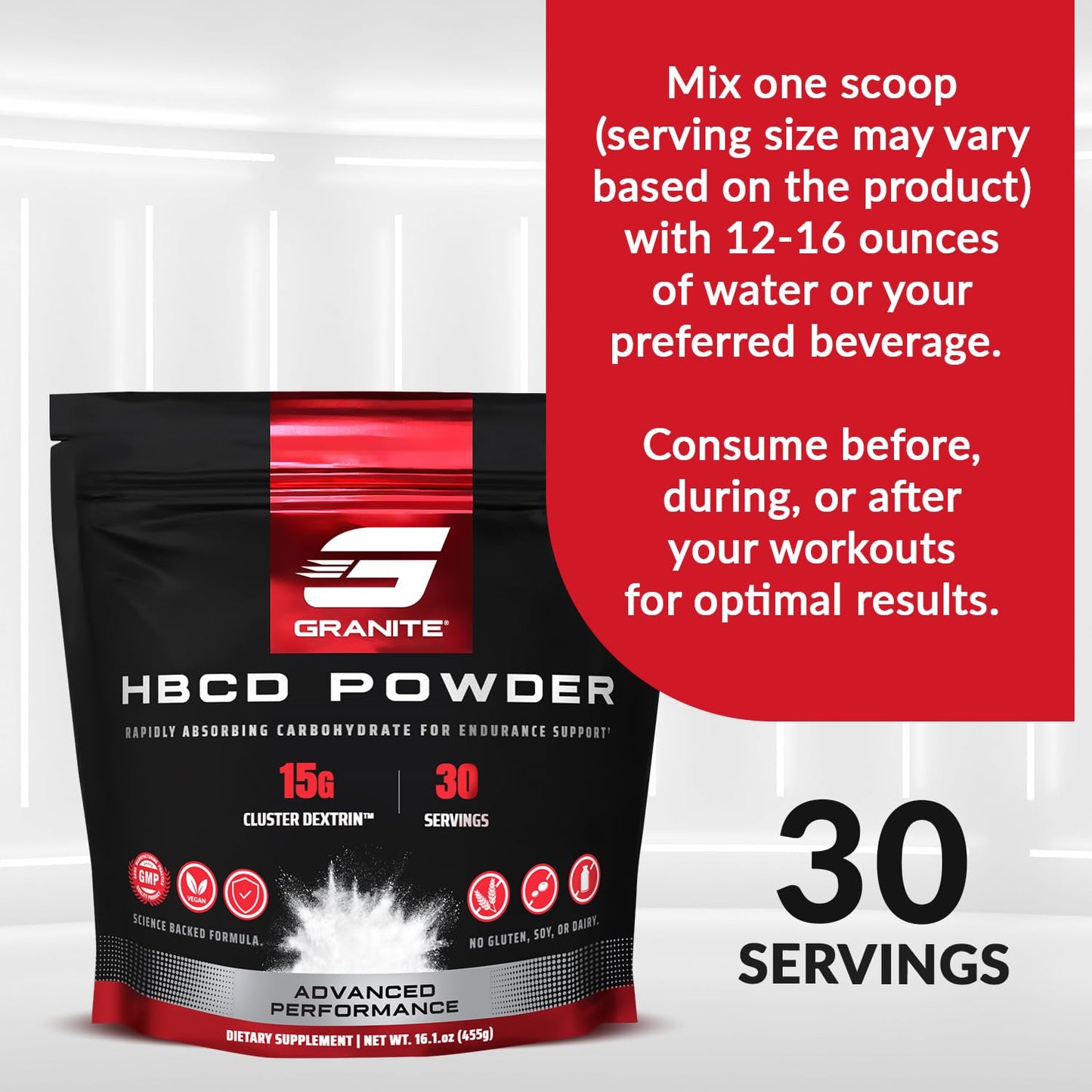 Granite Supplements Highly Branched Cyclic Dextrin (HBCD) Powder 16.1