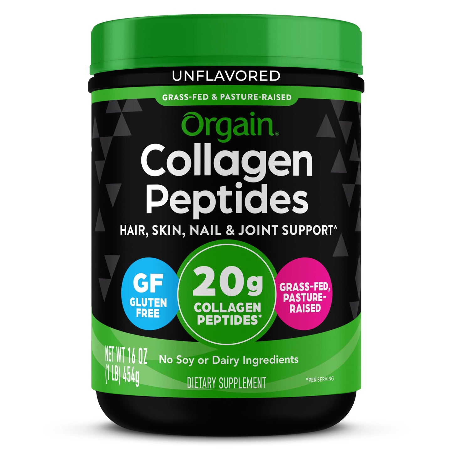 Orgain Hydrolyzed Collagen Peptides Powder, Unflavored, 16 Servings