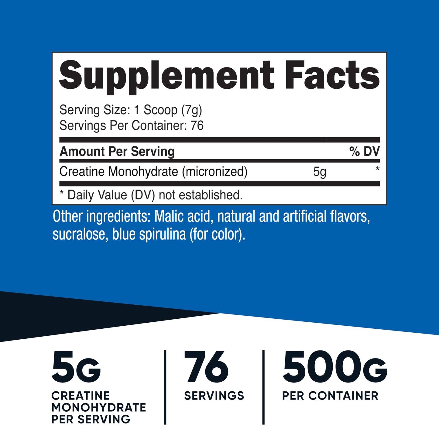 Nutricost Creatine Monohydrate Powder 500 Gram 17.9