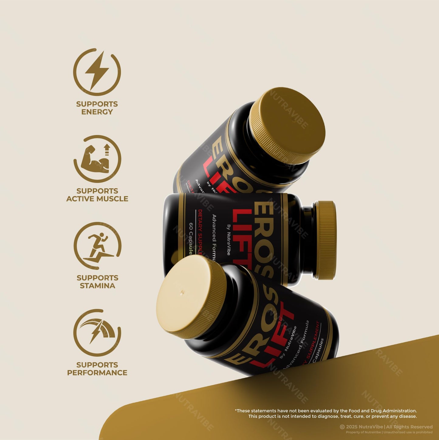 NutraVibe Eros Lift Capsules, 180 Capsules