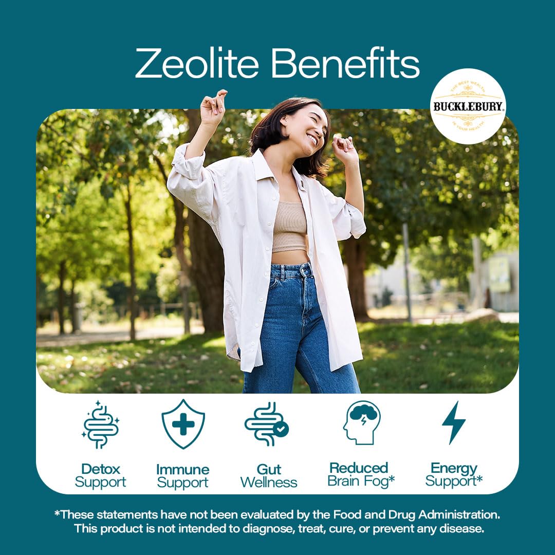 BUCKLEBURY Micronized Zeolite Capsules 90 Count