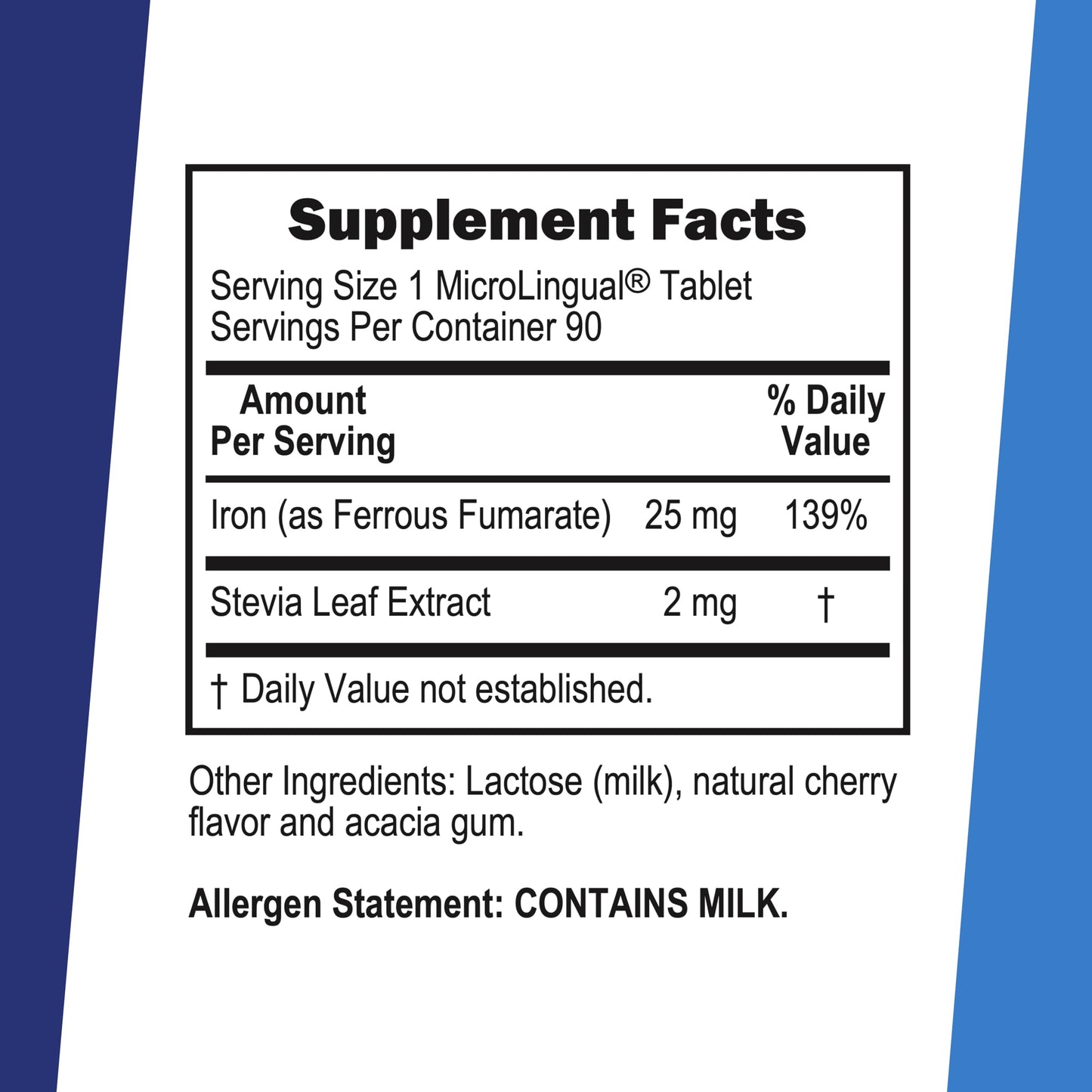 Superior Source Just Women Iron 25 mg (Ferrous Fumarate) MicroLingual Tablets, 90 Count