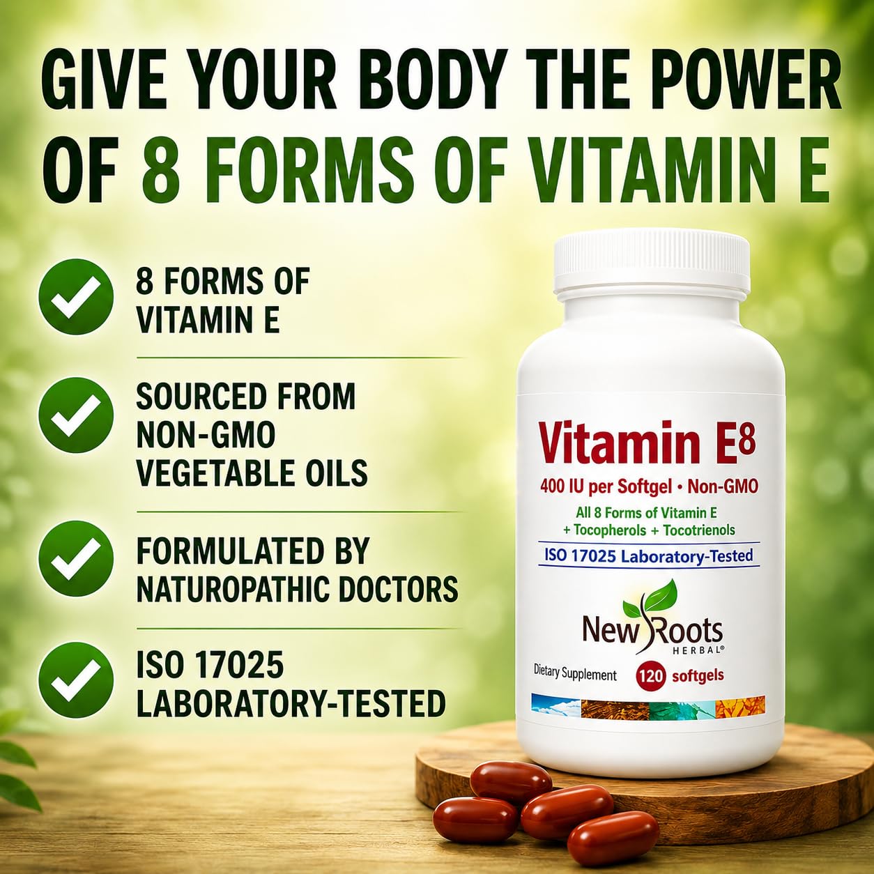 NEW ROOTS HERBAL Vitamin E Softgels 120