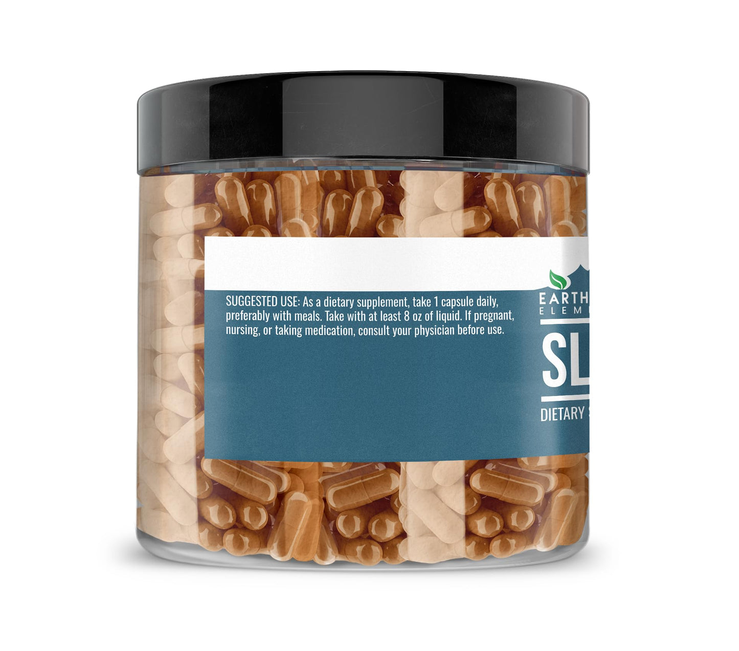 Earthborn Elements Slippery Elm Capsules 200