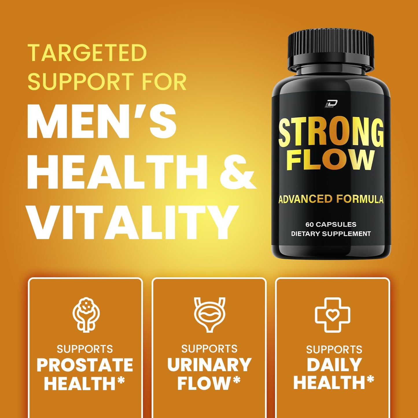 Indelo Strong Flow Capsule 60 Capsules