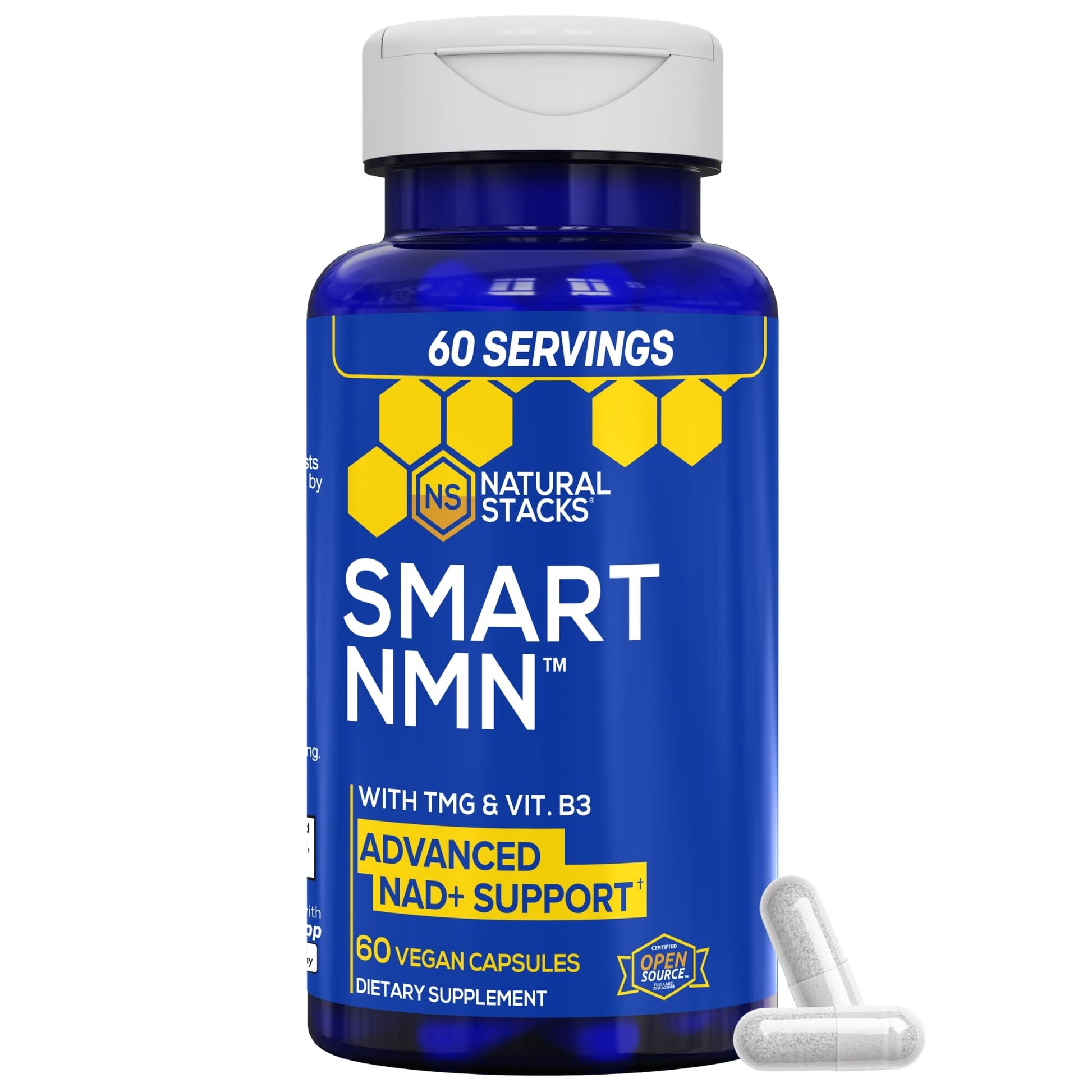 Natural Stacks Smart NMN Supplement 60 Capsules