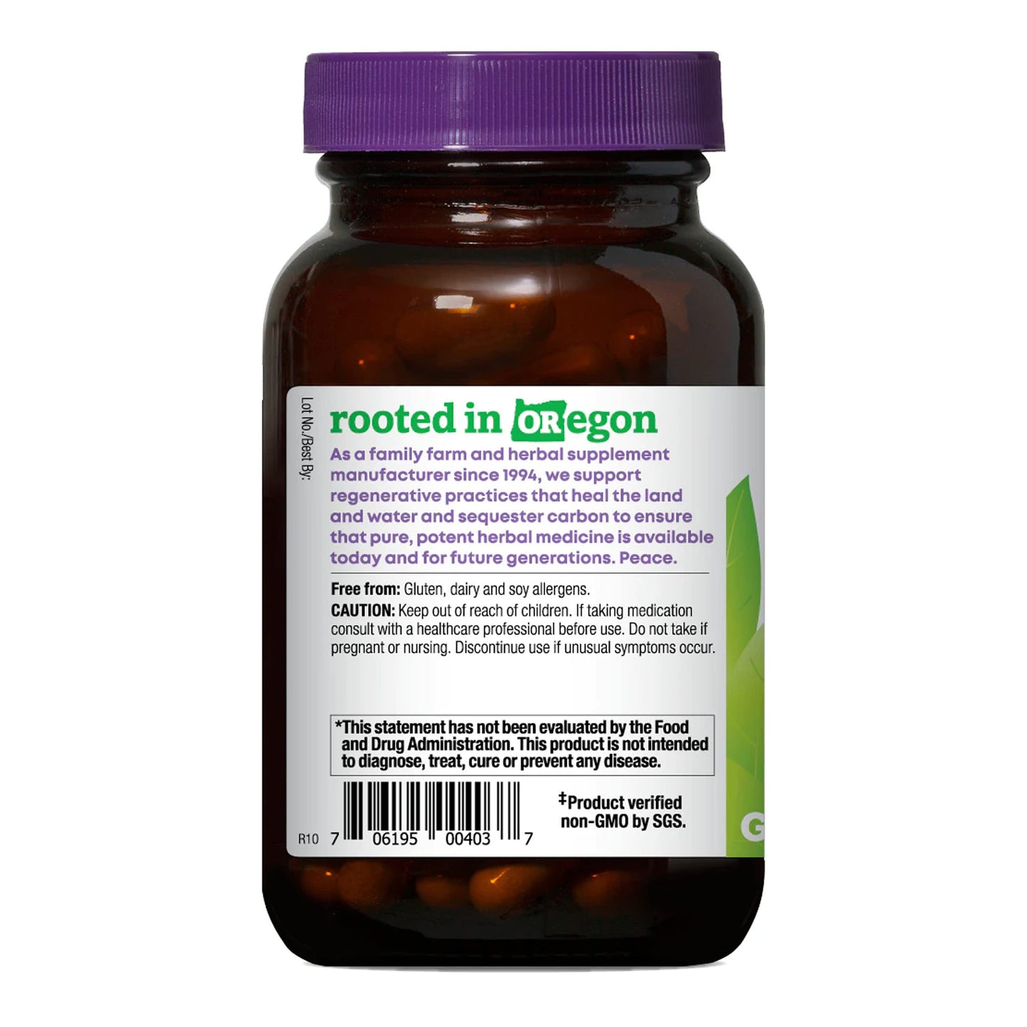 Oregon's Wild Harvest Gymnema Herbal Supplement Capsules, 60 Capsules