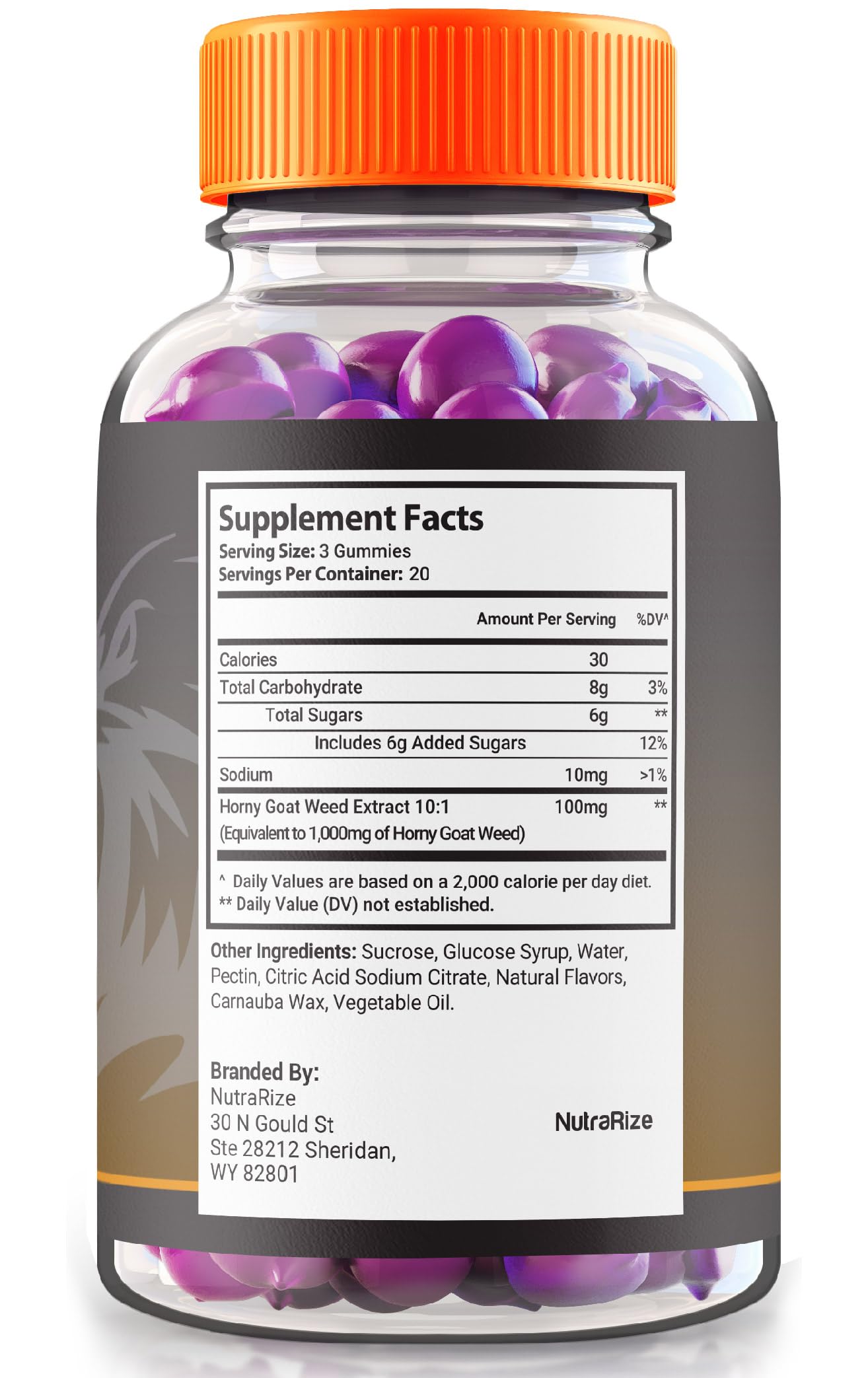 NutraRize VigorPlux Gummies, 60-Count