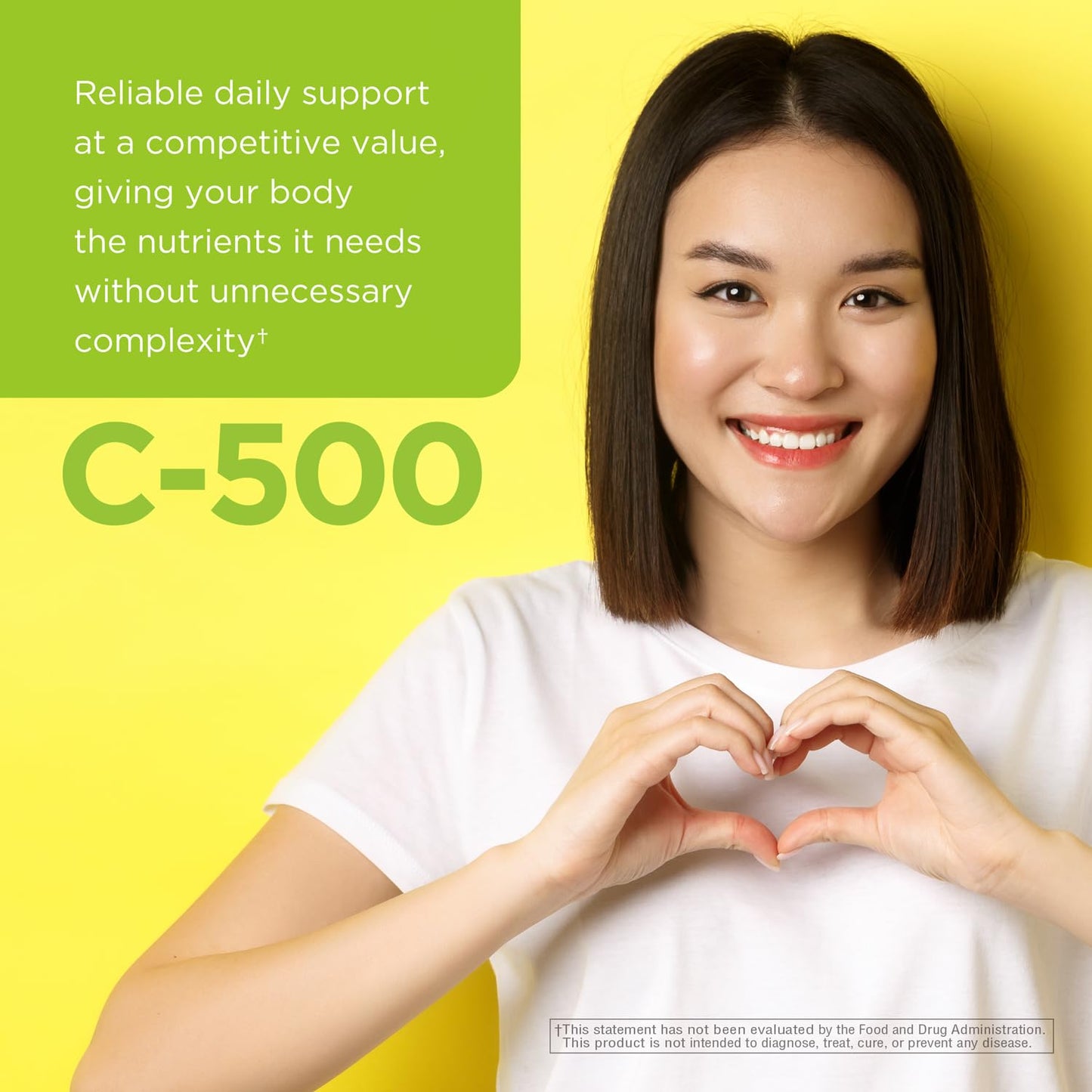 INNERVISNUTRITION C-500 Vitamin C 500mg Capsules 90 Count