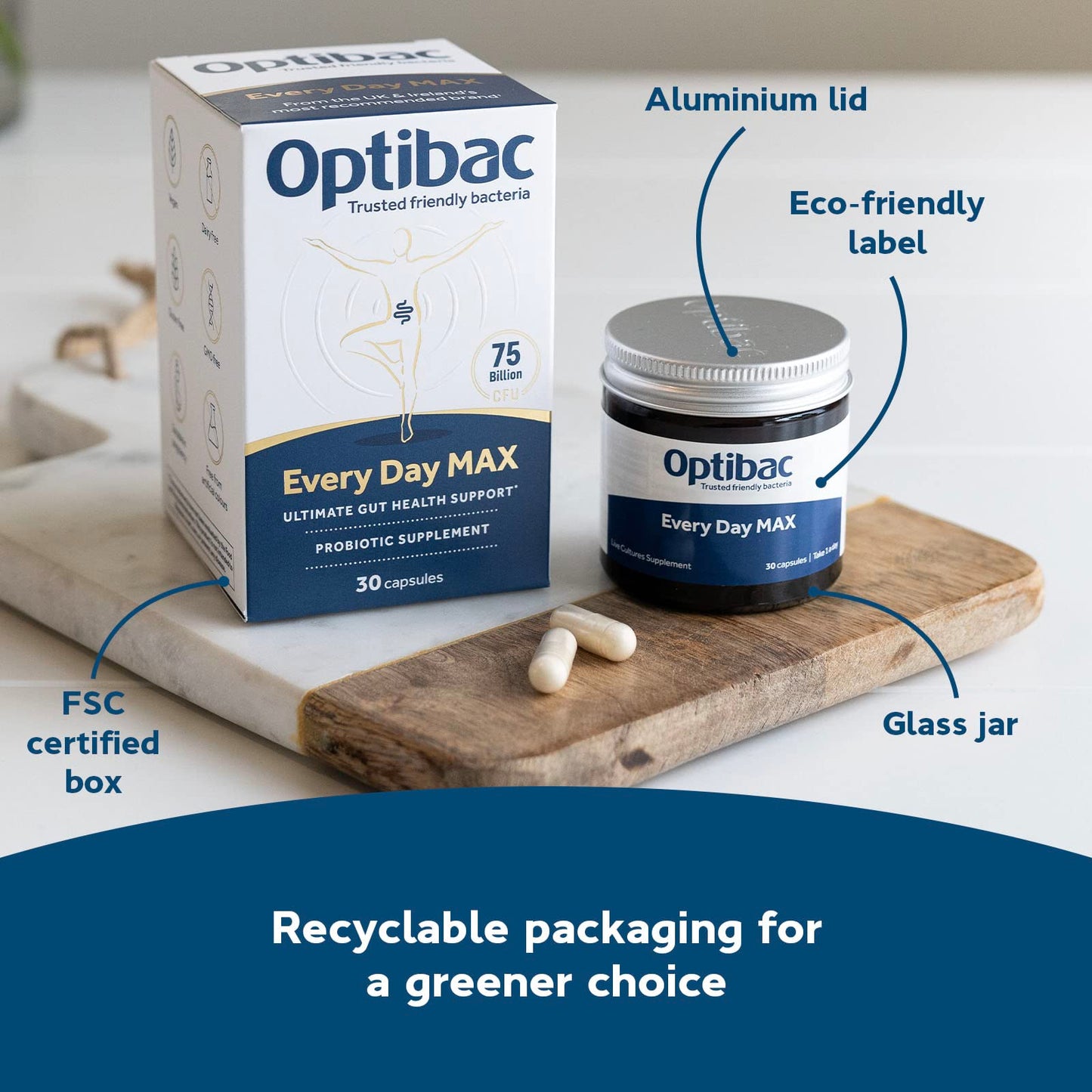 OptiBac Probiotics Every Day MAX Capsule 30