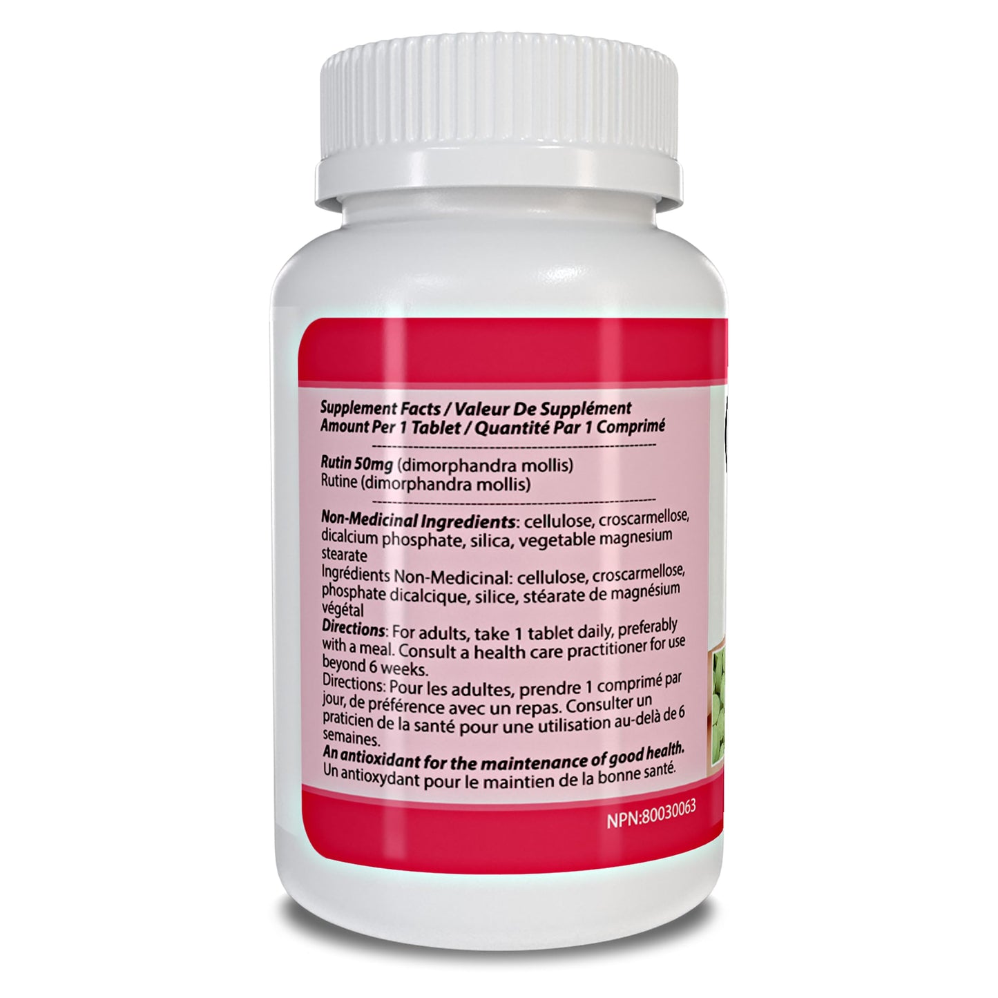 Total Natural Rutin 50mg 90 Tablets