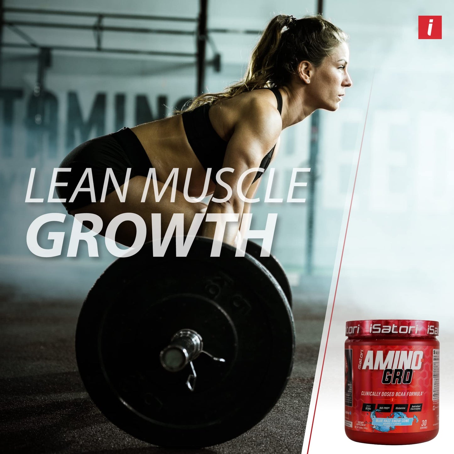iSatori Amino-GRO BCAA Powder 5.5 Ounce
