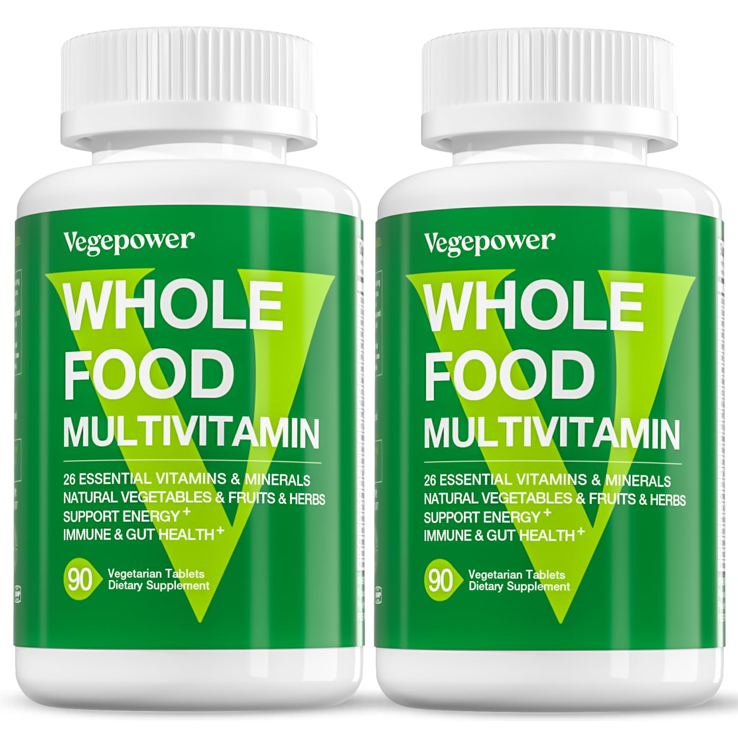VEGEPOWER Vegan Whole Food Multivitamin, 180 Tablets