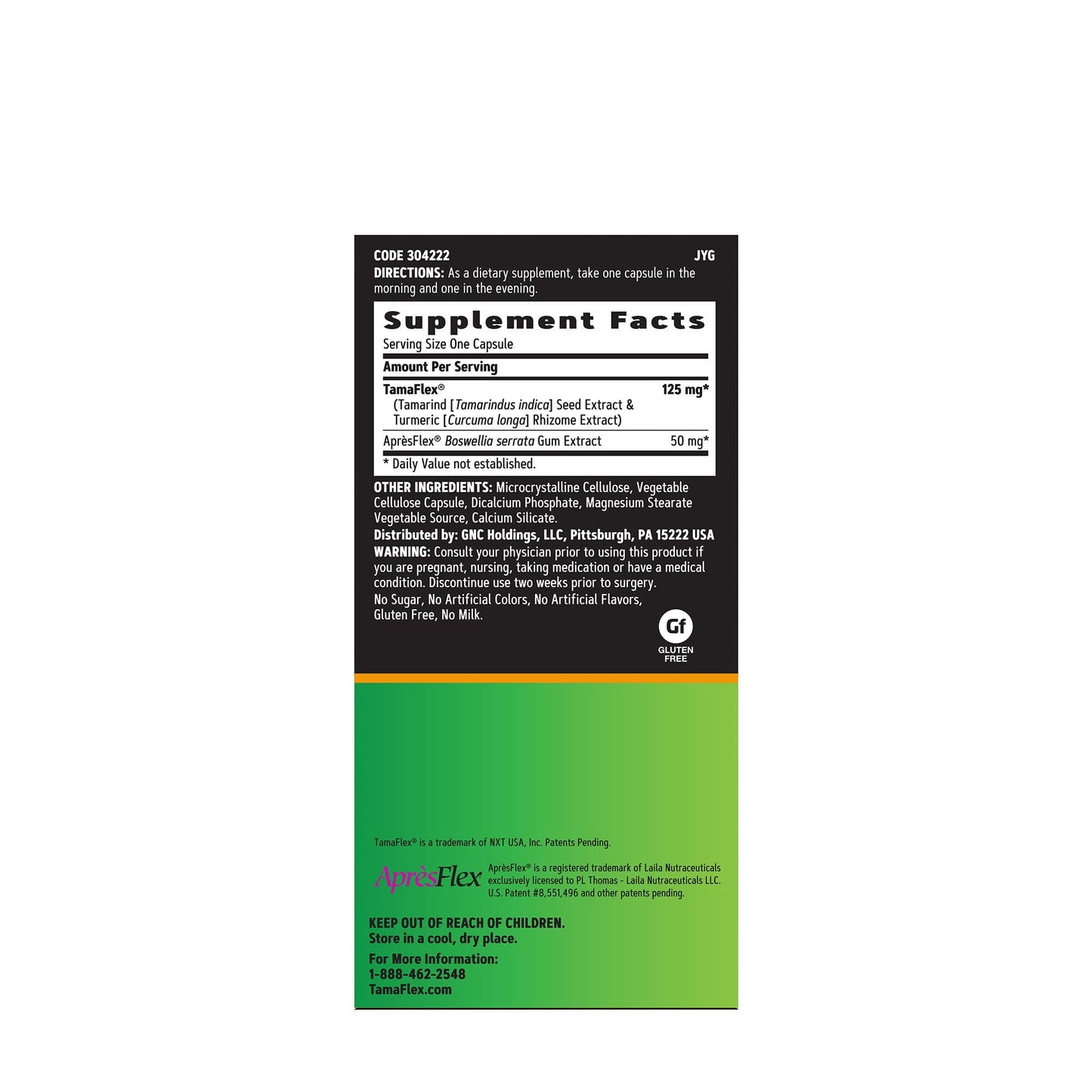 GNC TamaFlex Fast Acting Joint Support Capsule 120