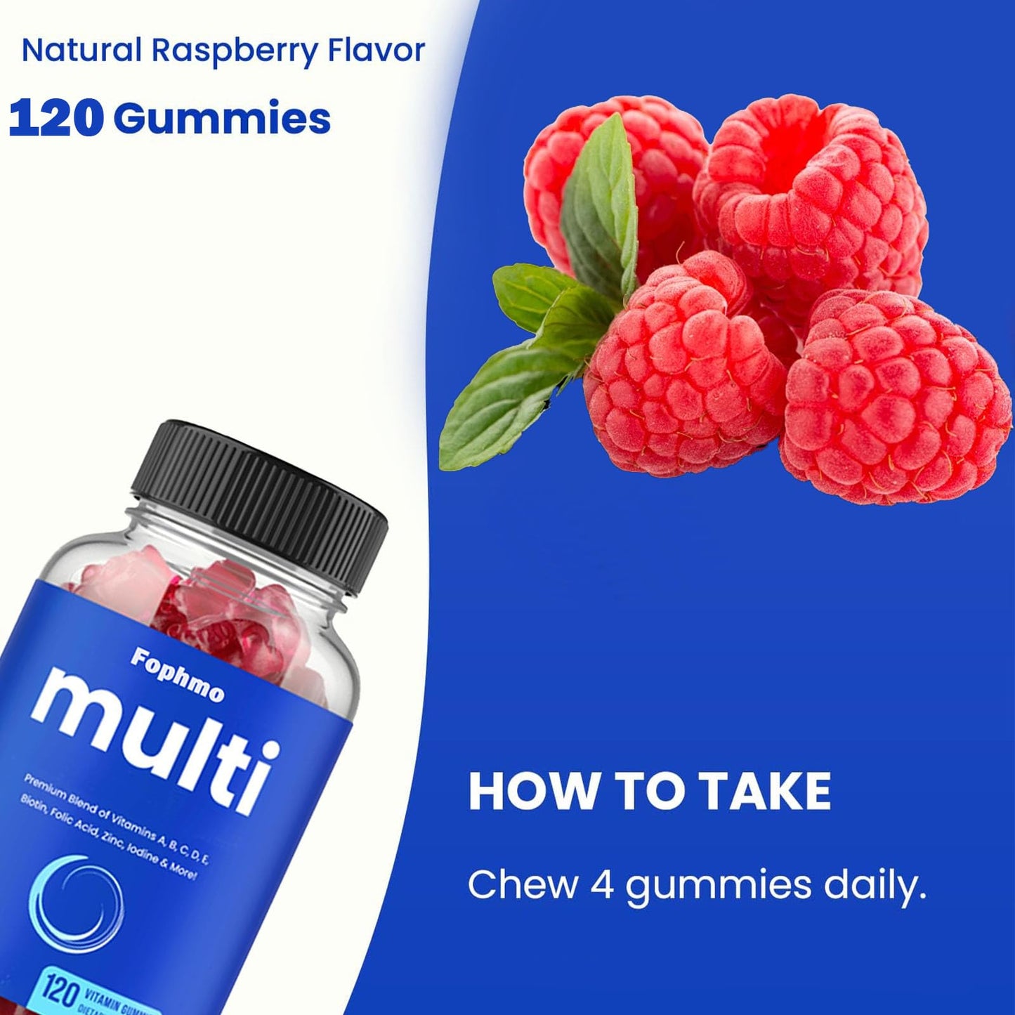 Fophmo Multivitamin Gummies 120 Count