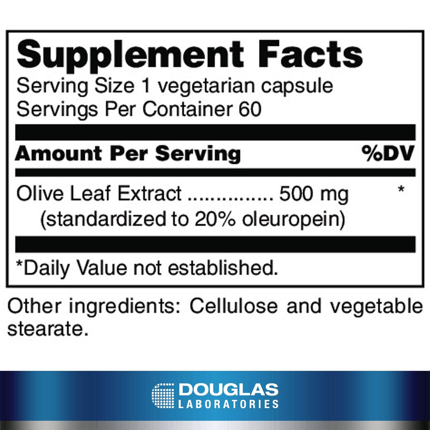 Douglas Laboratories Olive Leaf Extract Capsules 60 Capsules