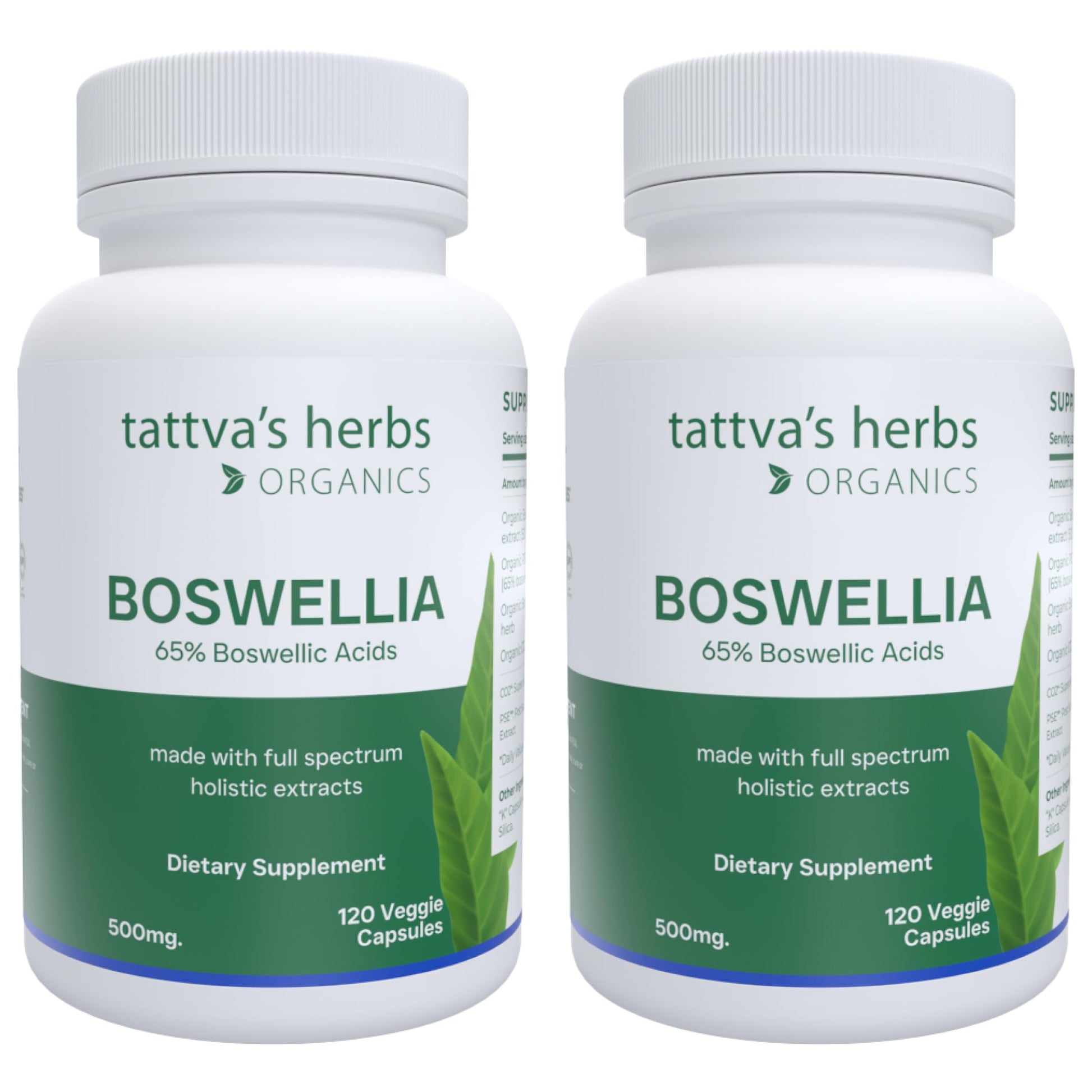 Tattva's Herbs Boswellia Serrata CO2 Holistic Extract Capsules 240