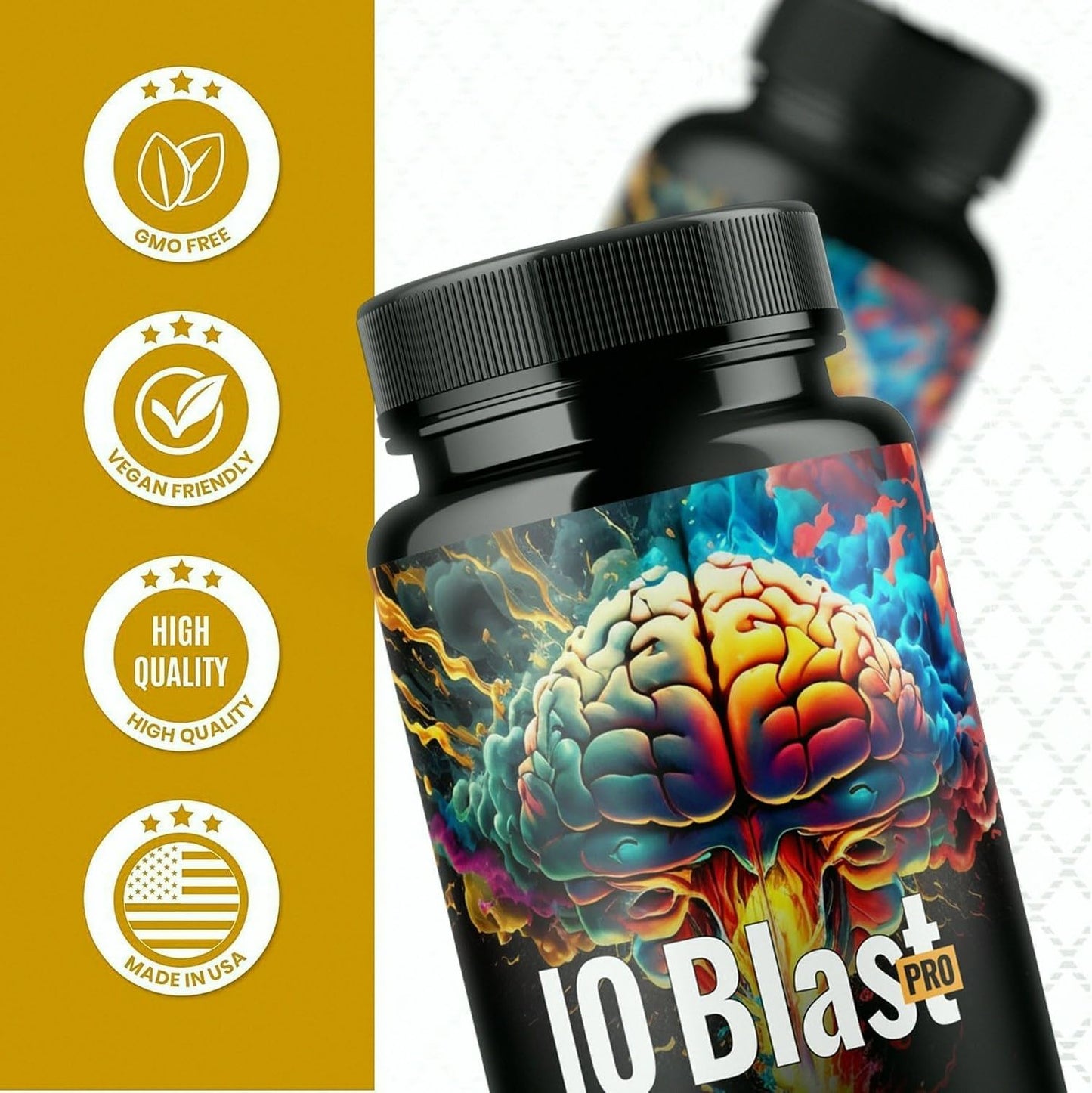 KYFLAG IQblast Pro Supplement Capsules, Memory and Focus, 24 Capsules
