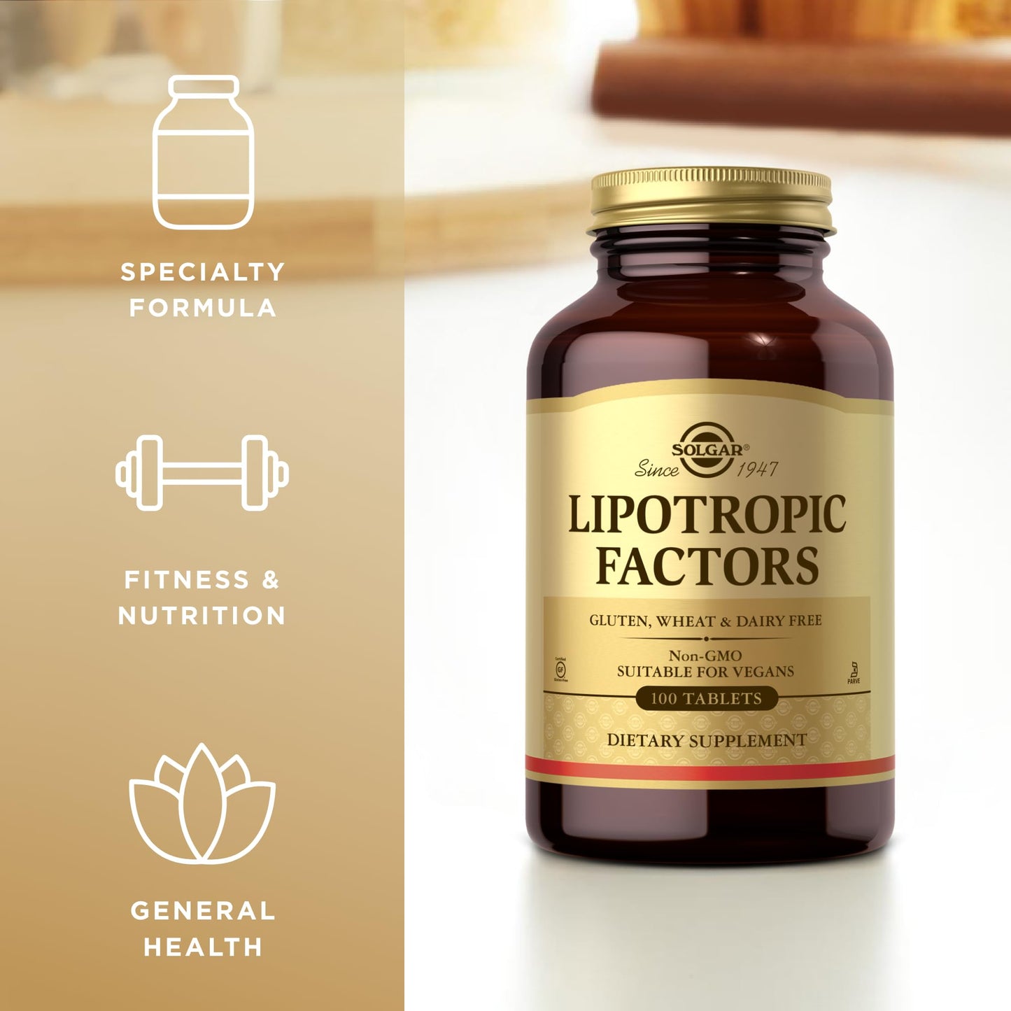 Solgar Lipotropic Factors Tablets 100 Count