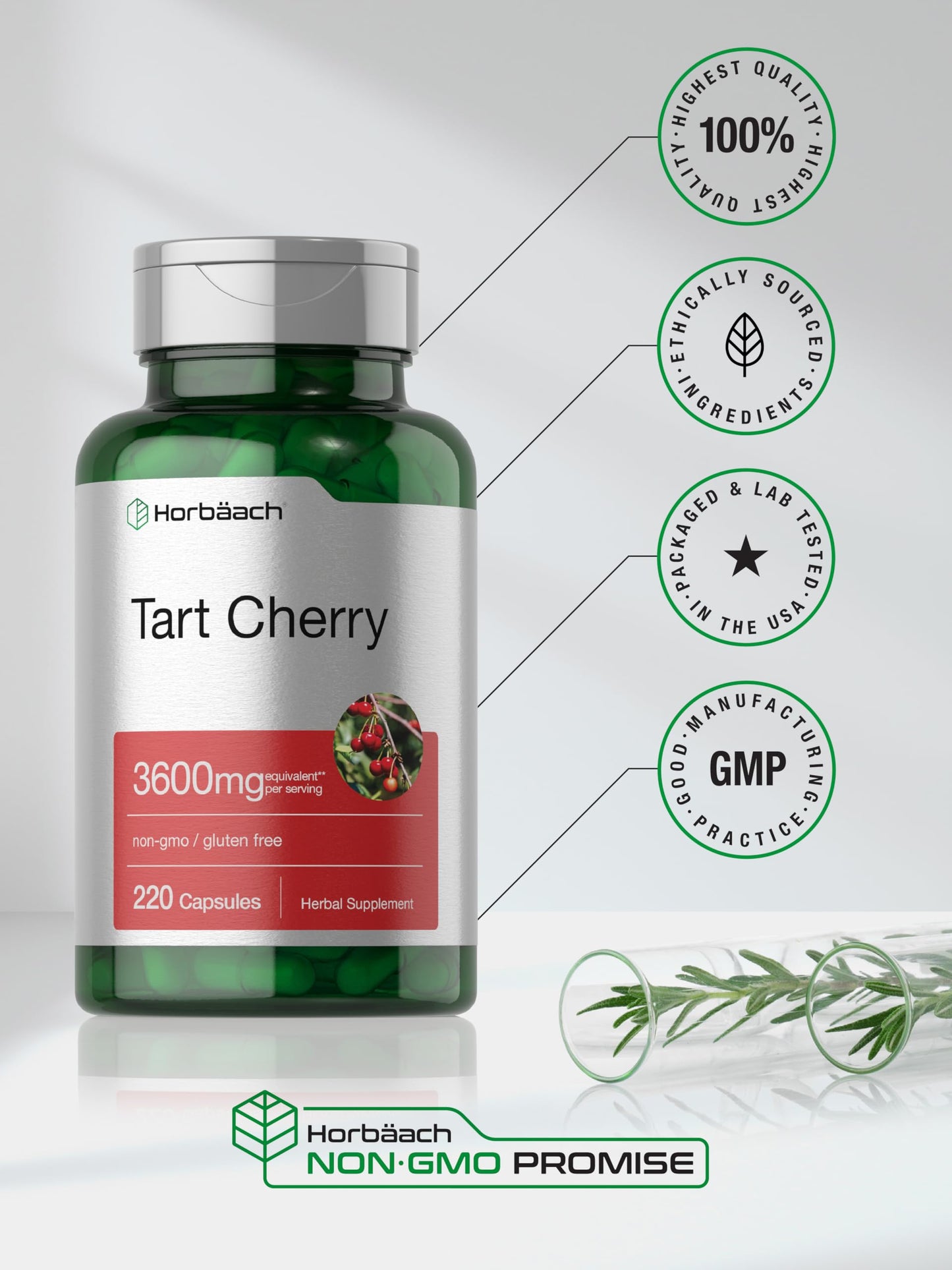 Horbäach Tart Cherry Extract Capsules 220
