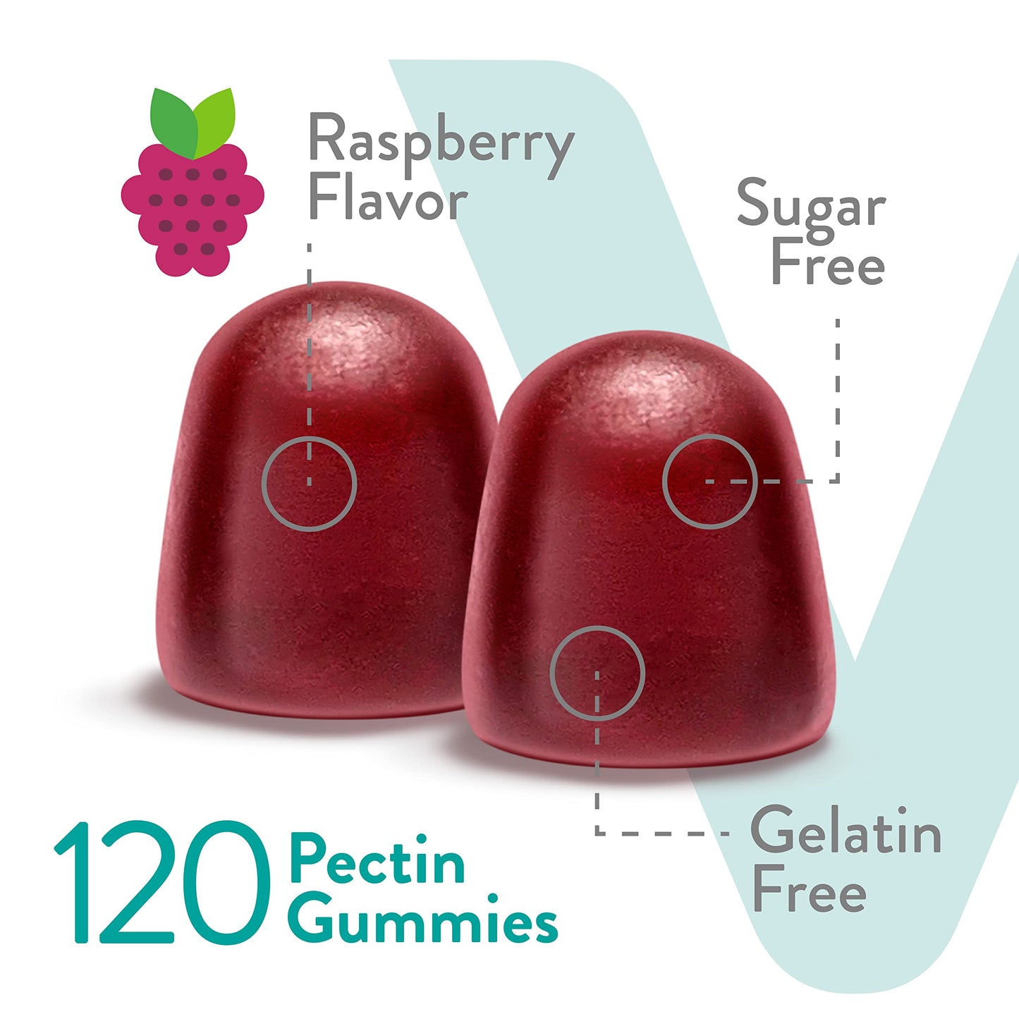 Viteey Probiotic Gummies for Women, Men & Teens 2 Billion CFUs Sugar Free, 120 Gummies