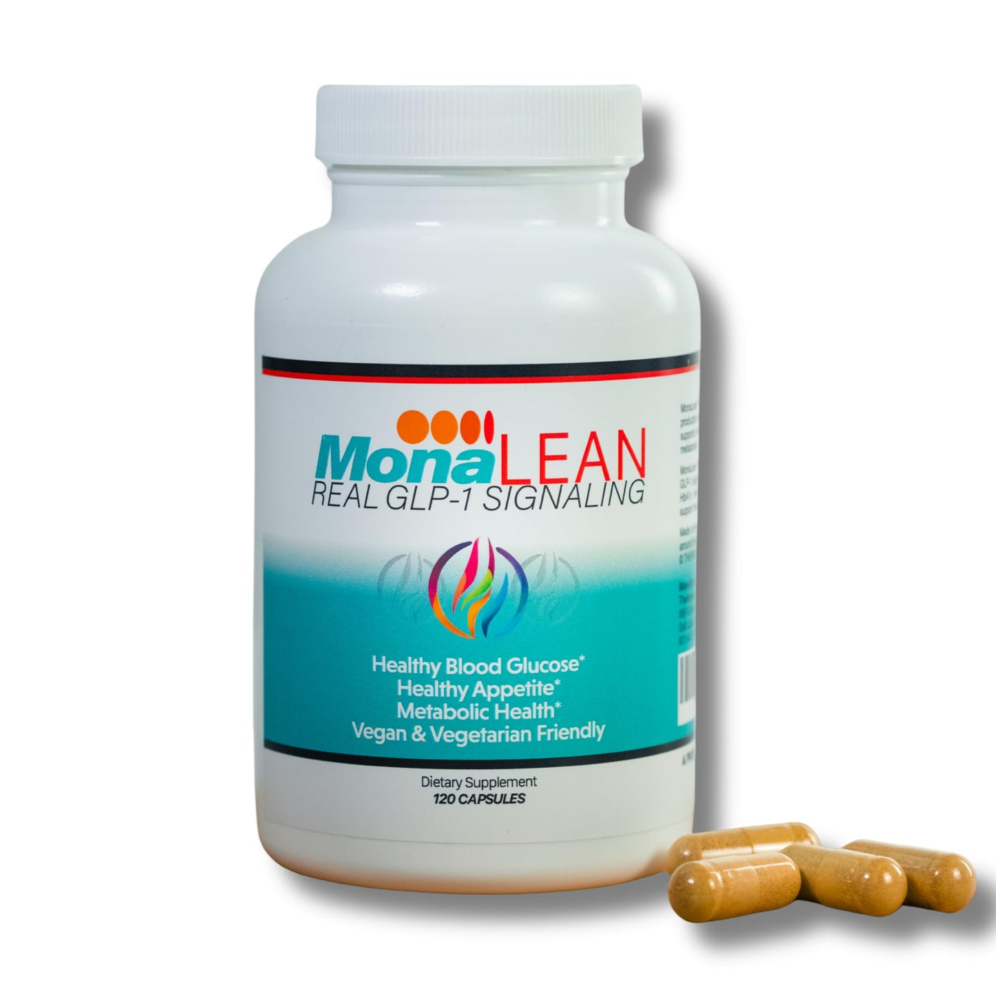 MonaLean Theramone Health GLP-1 Supplement for Satiety & Weight Management 120 Capsules