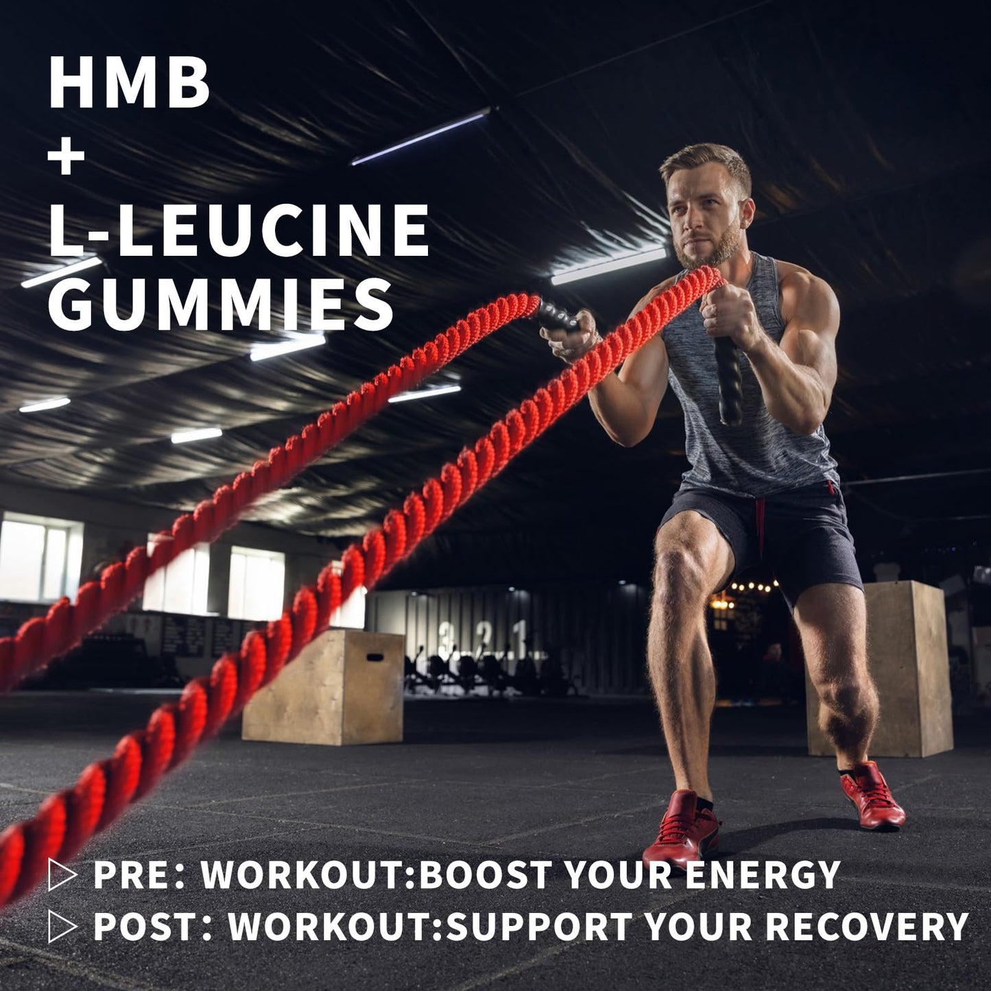 HAAYI HMB and L-Leucine Gummies 90 Gummies
