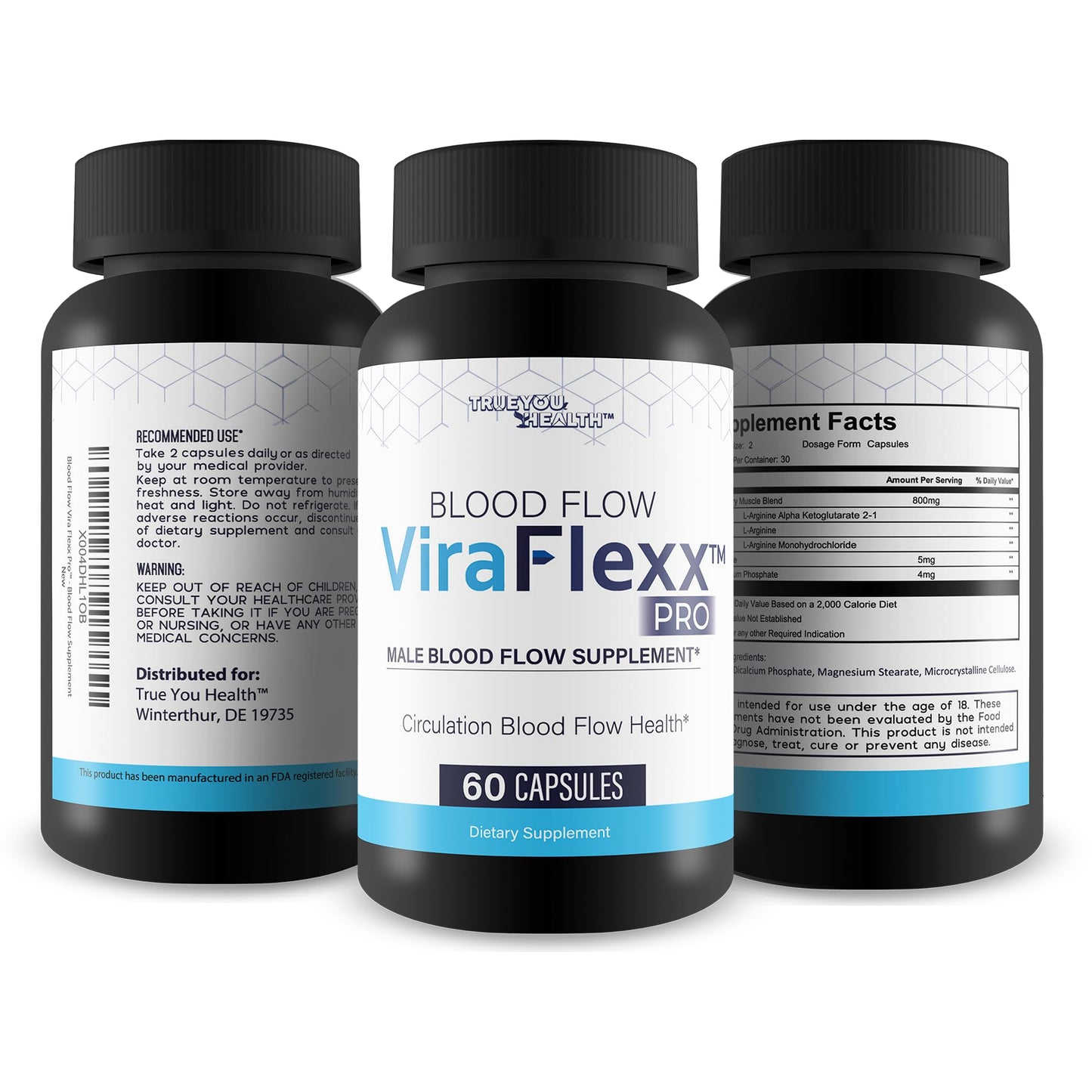 True You Health Blood Flow Vira Flexx Pro Capsule 60 Count