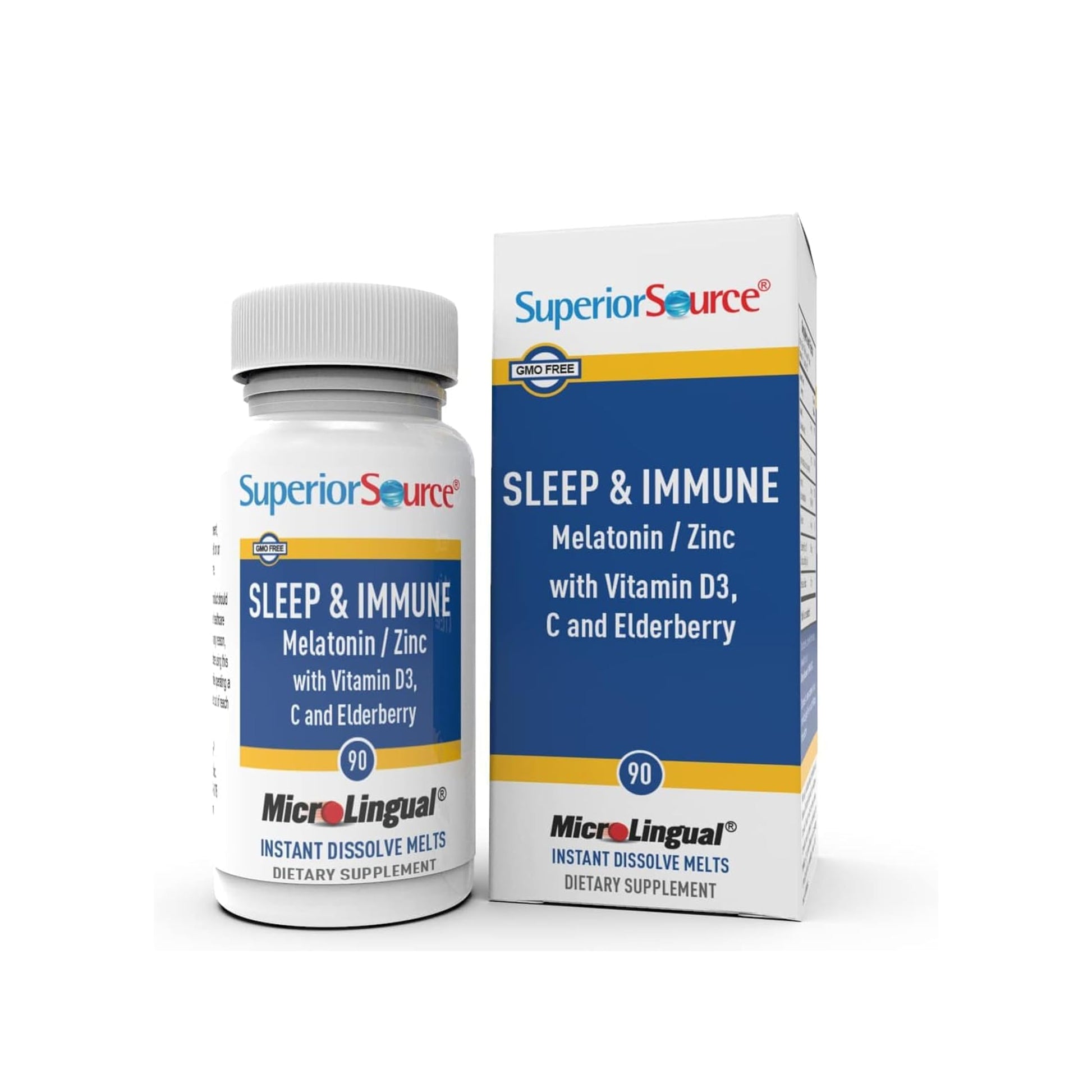 Superior Source Sleep & Immune Health Supplement Tablet 90
