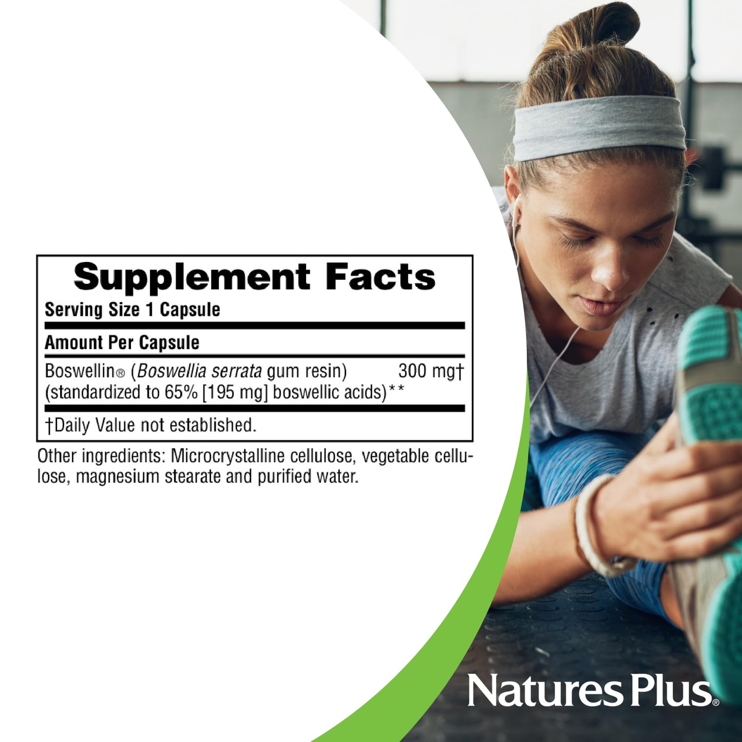 NaturesPlus Herbal Actives Boswellin Capsules 60