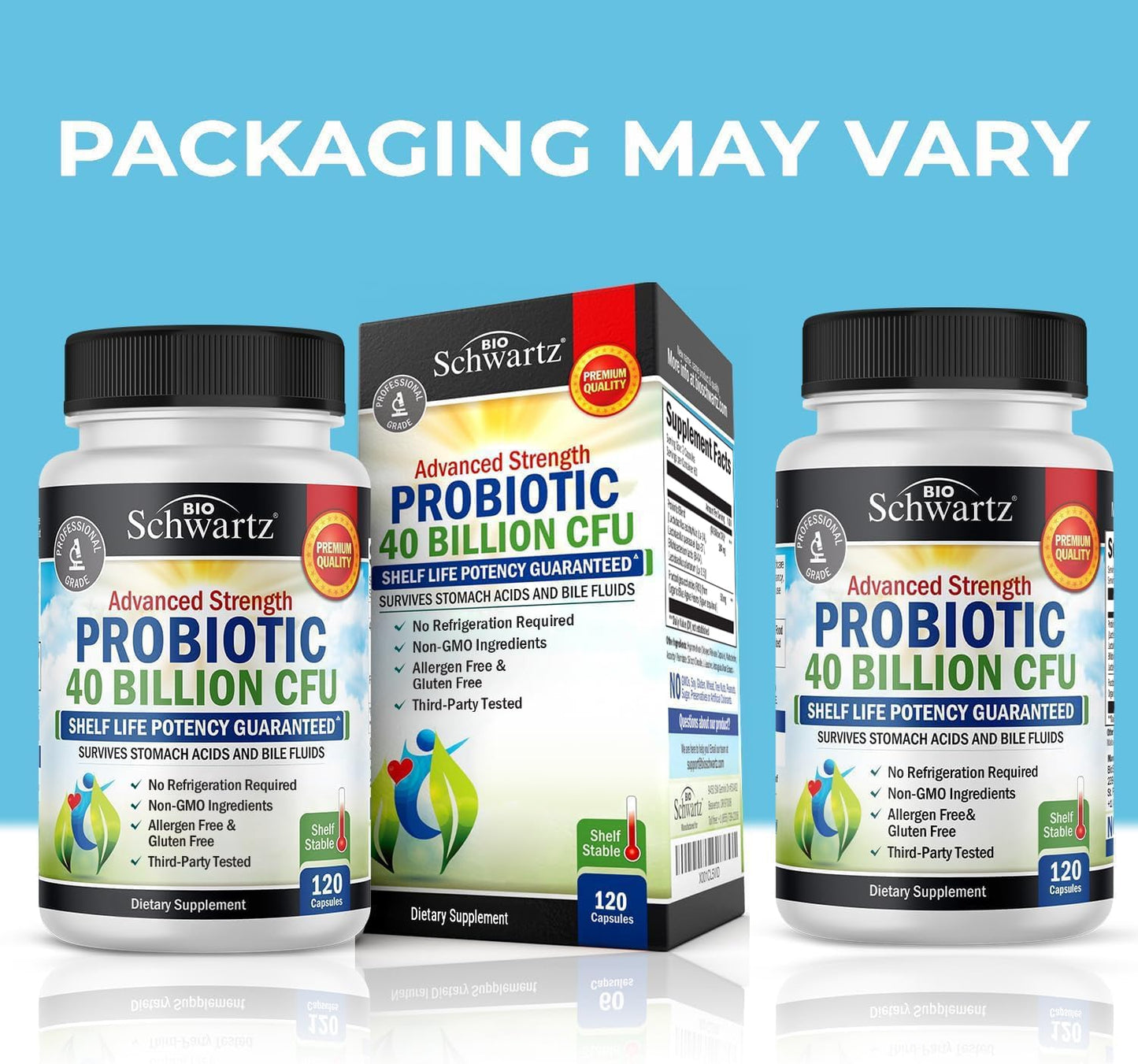BioSchwartz Daily Probiotic Nutritional Supplement Capsule 120