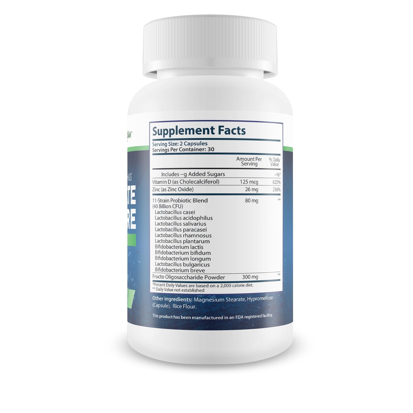 New Vibrations Nutrition Lactobacillus Salivarius Ultimate Restore Probiotic Capsule, 60 Count