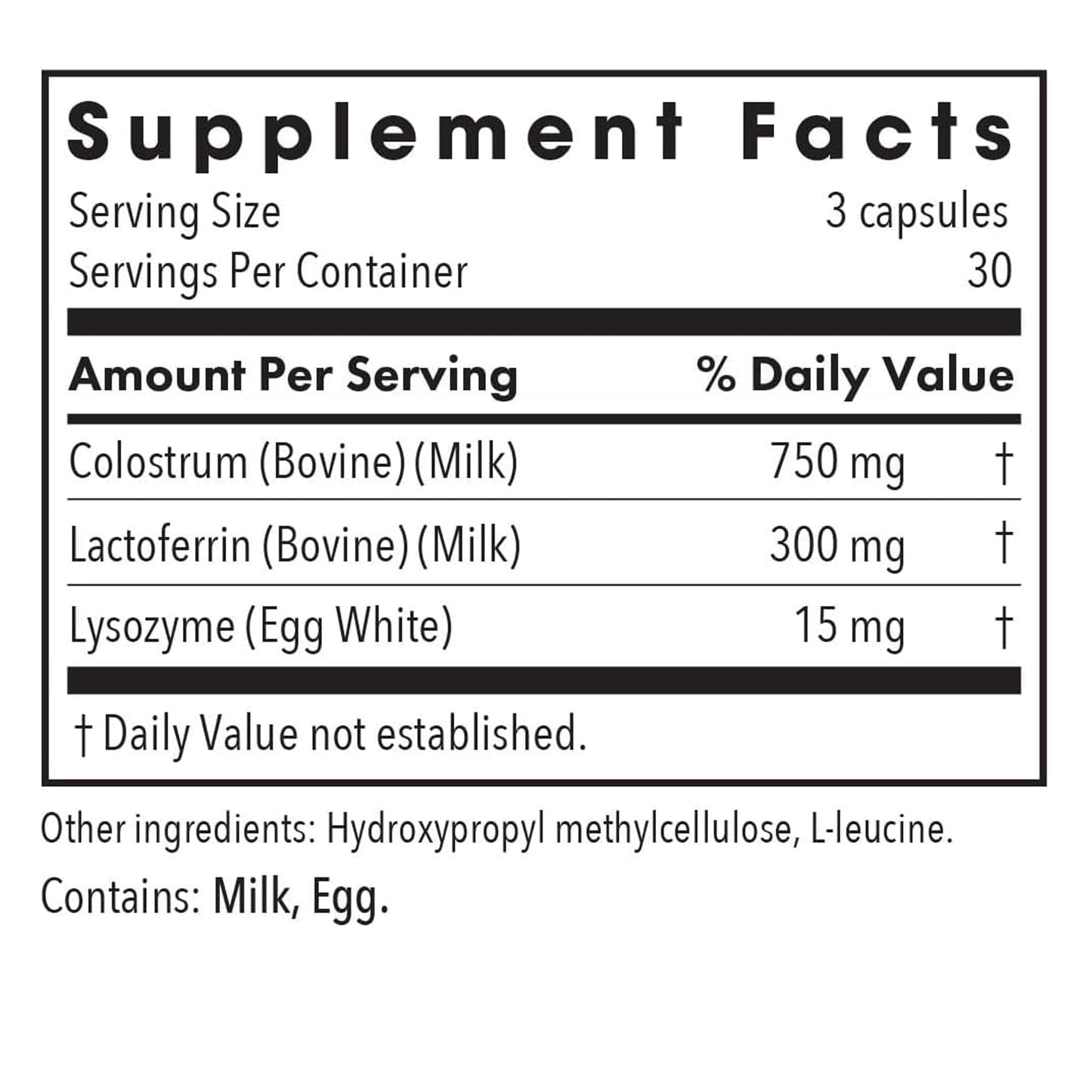 Nutricology Laktoferrin with Colostrum Capsule 90