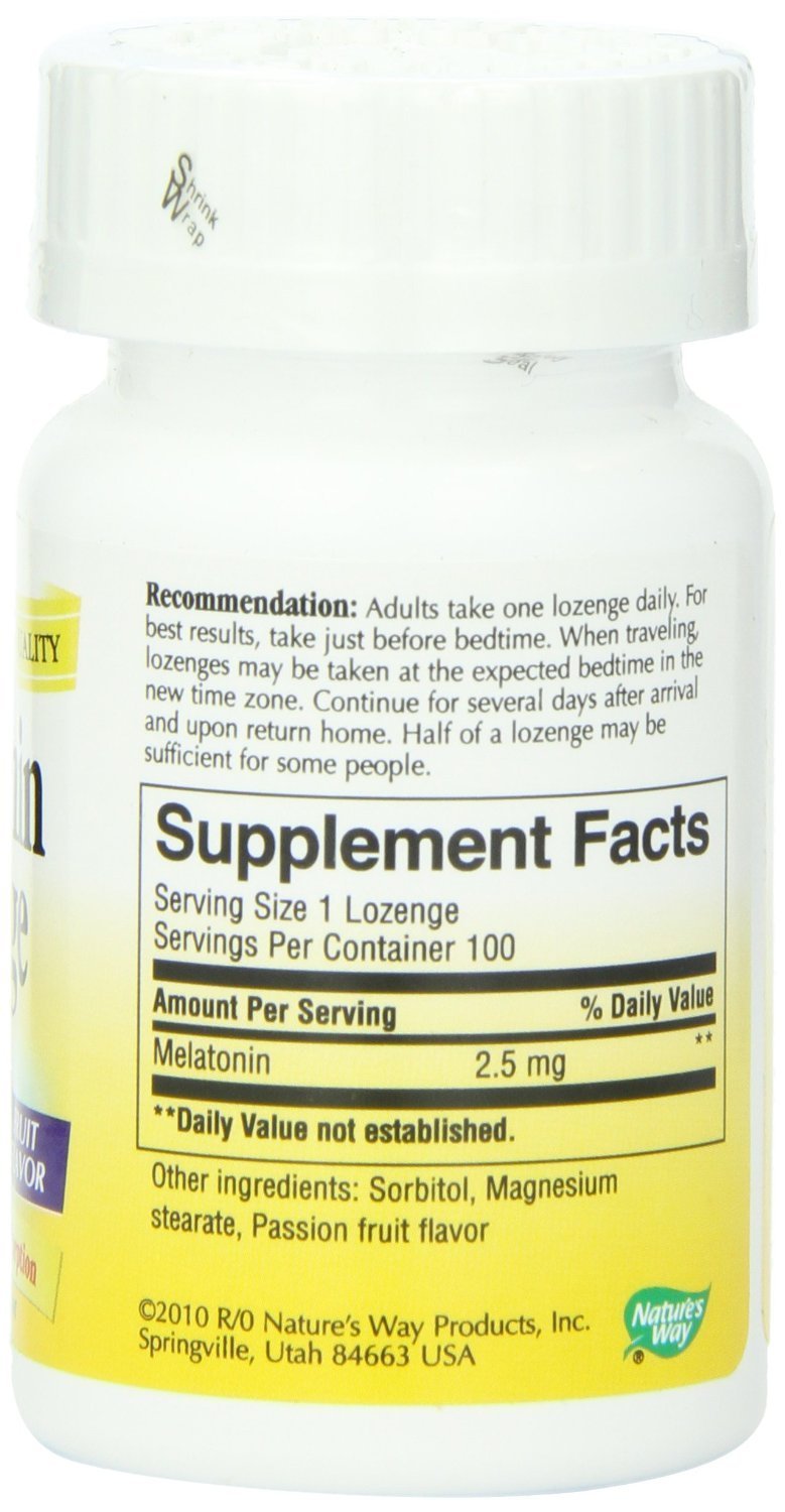 Nature's Way Melatonin Lozenge, 200 Lozenges