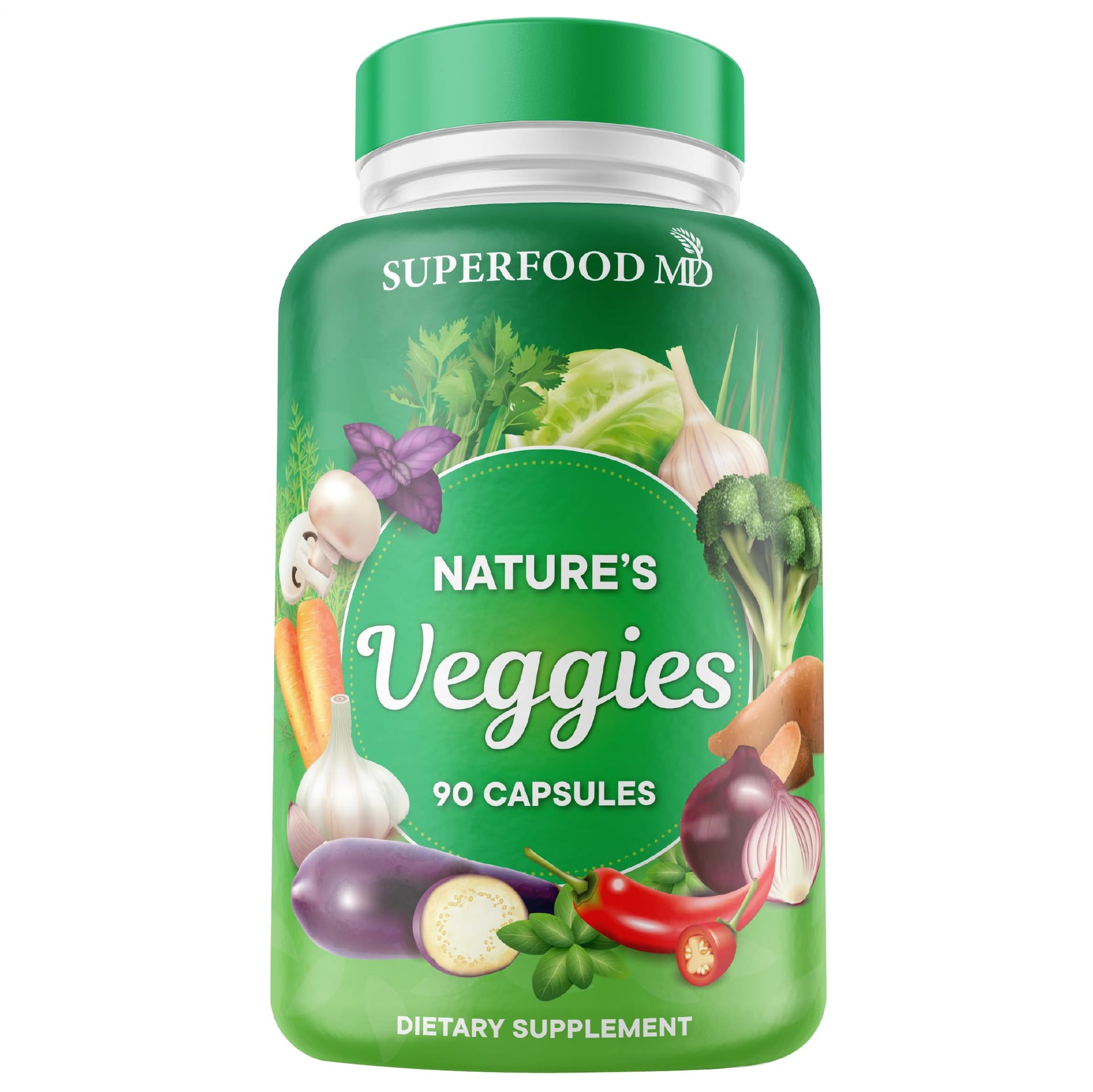 Superfood MD Veggies Supplement Capsule 90 Count
