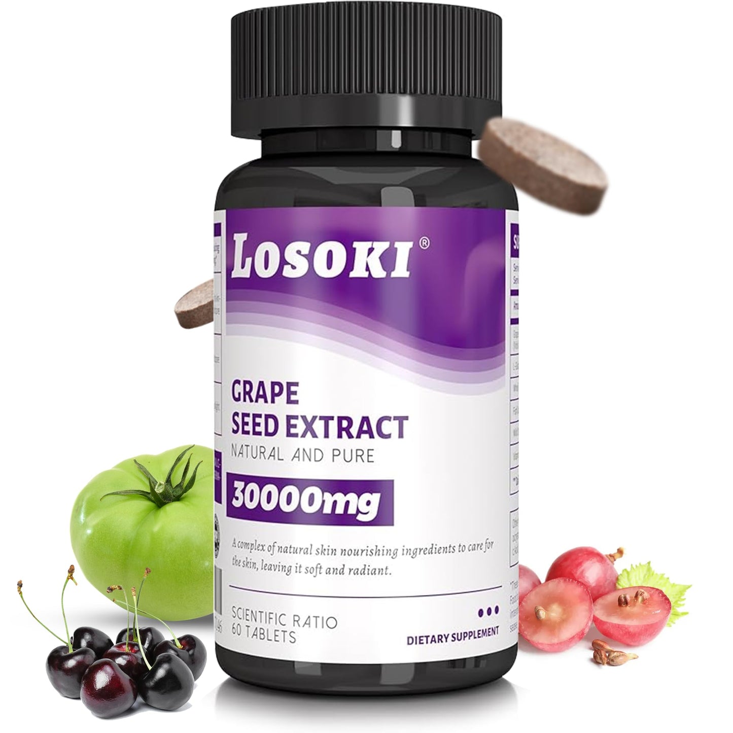 Losoki Skin Nourishing Supplement Tablet, 60 Tablets