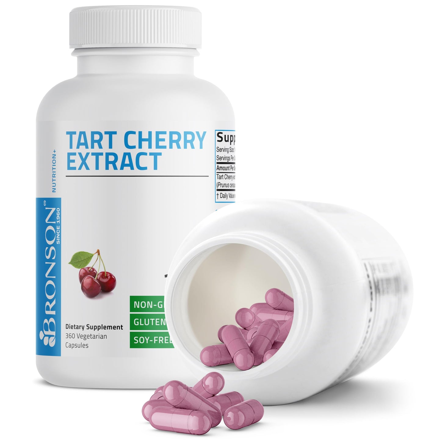 Bronson Tart Cherry Extract for Joint Support Capsules 360