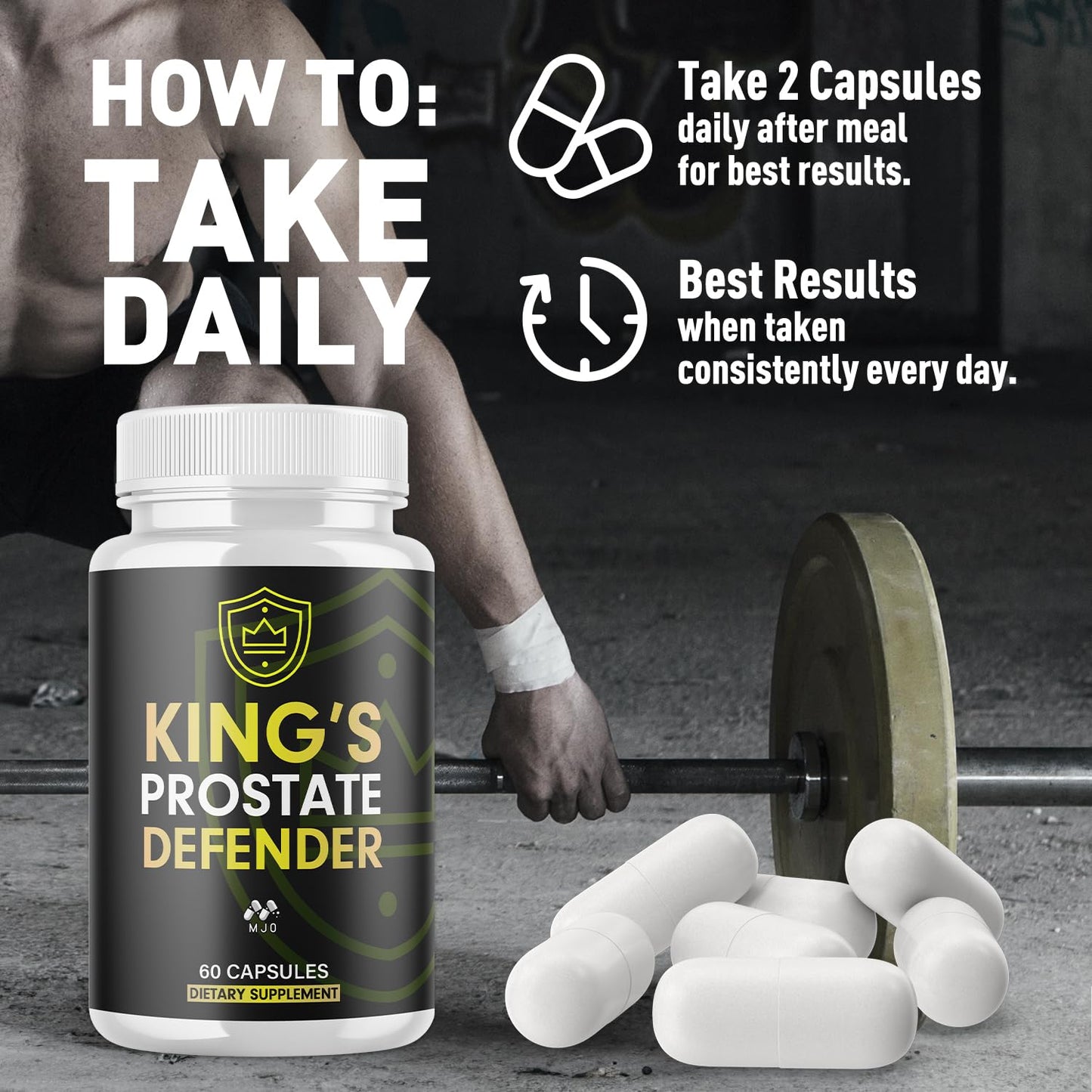MJO Kings Prostate Defender Capsule, 120 Count